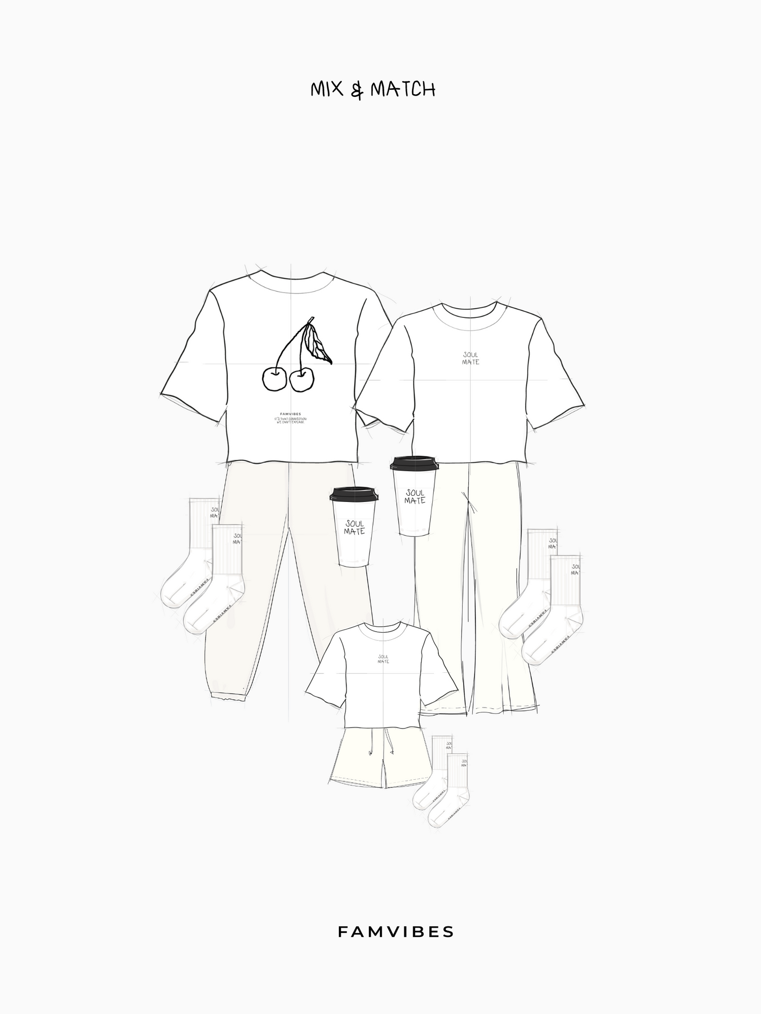Soulmate Socken Unisex - FAMVIBES