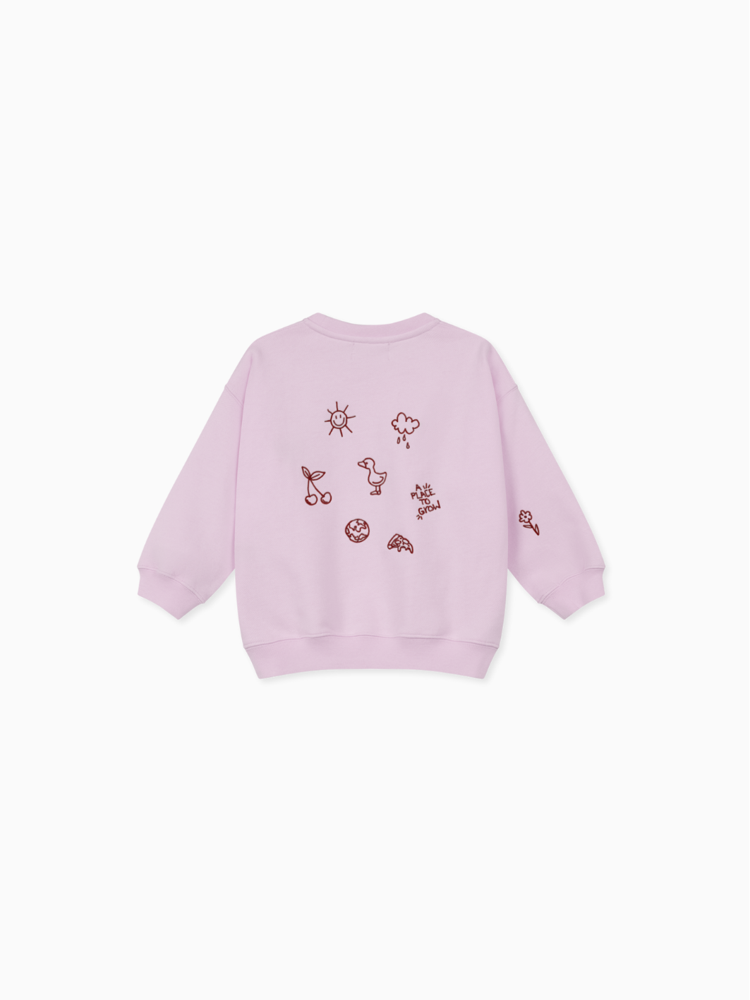 PLACE TO GROW Sweatshirt Baby/Kids - rosa - FAMVIBES