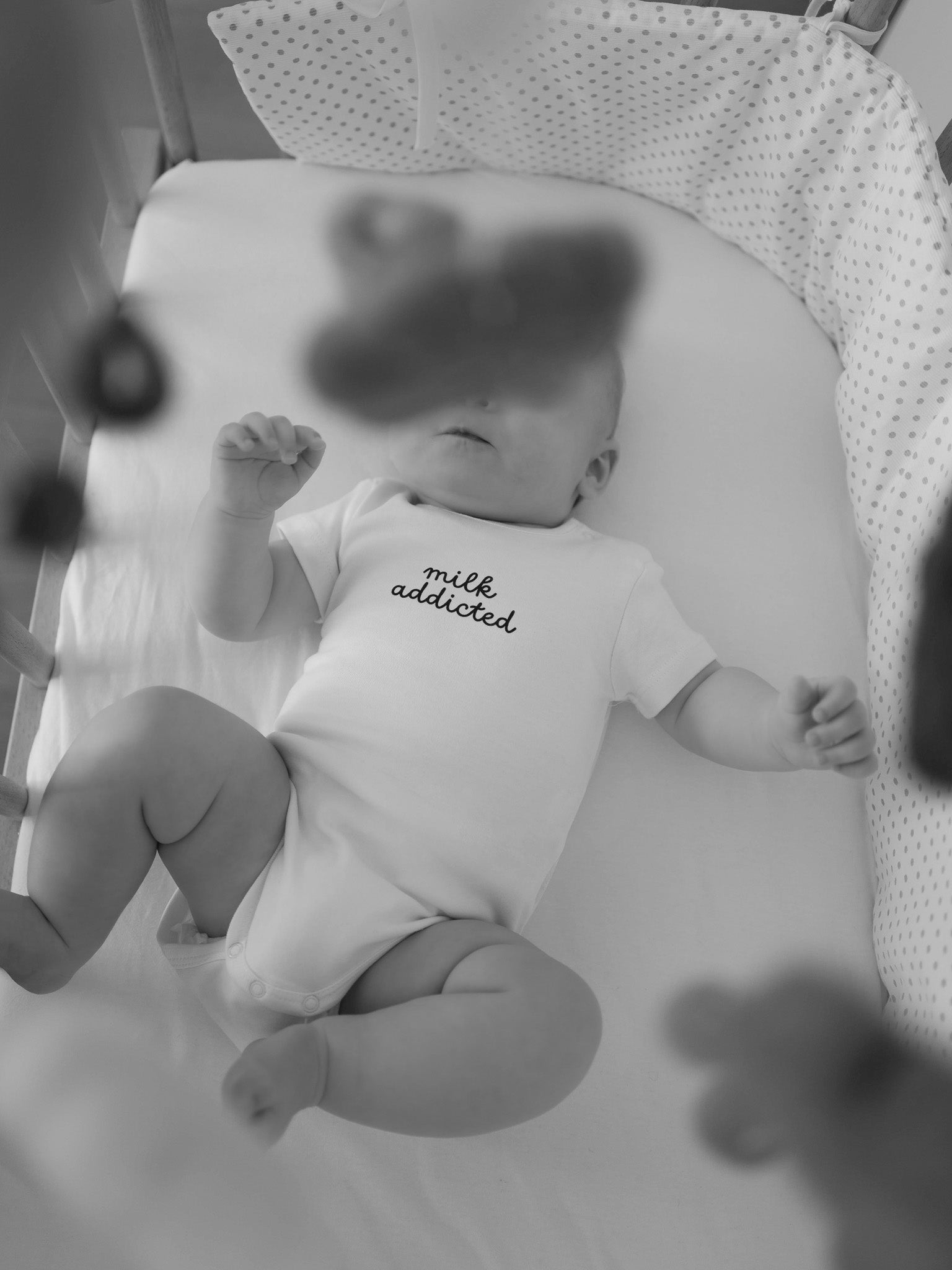 Body MILK ADDICTED - weiß - FAMVIBES