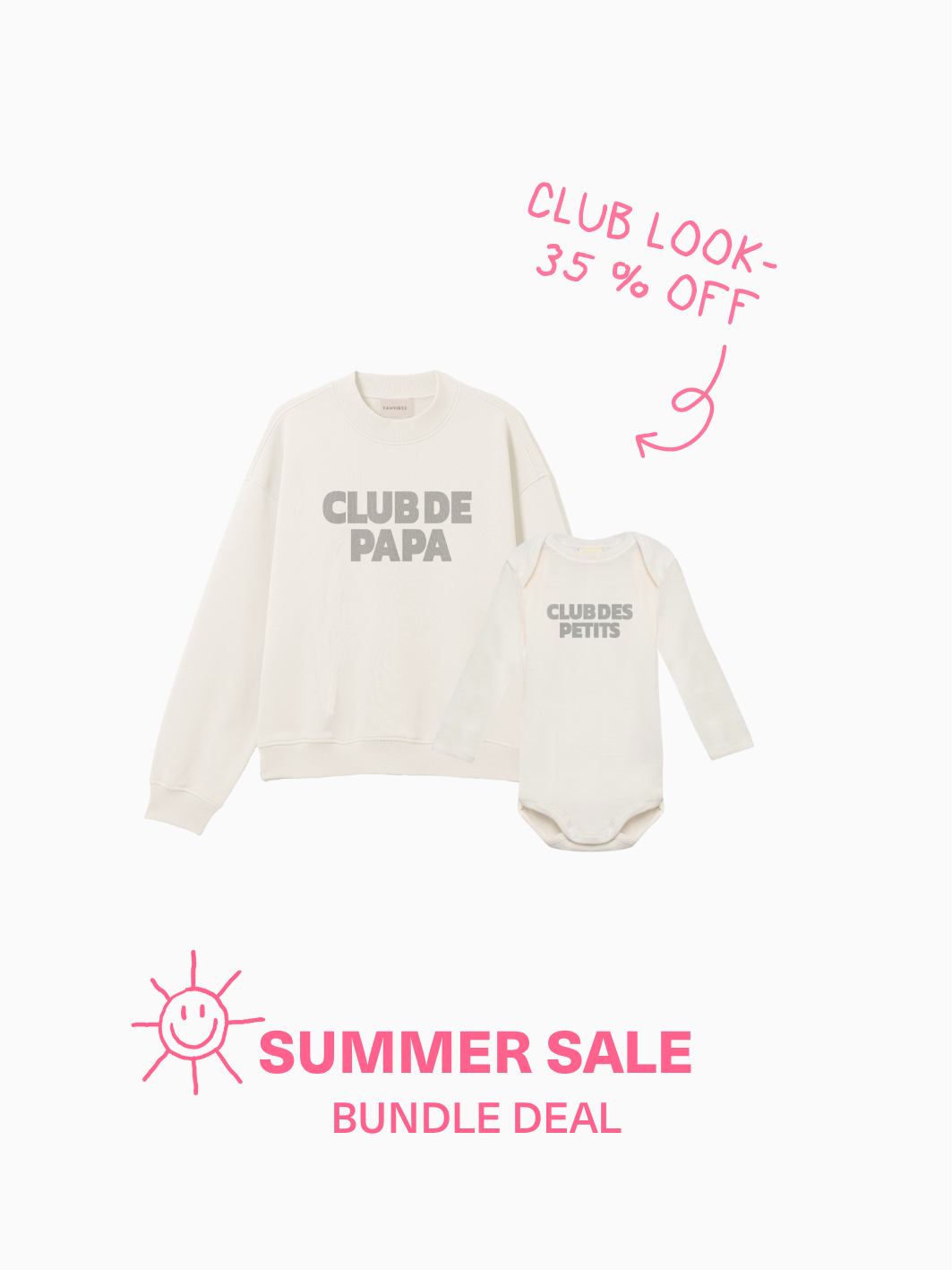Bundle Deal Club Look Sweater & Body gray