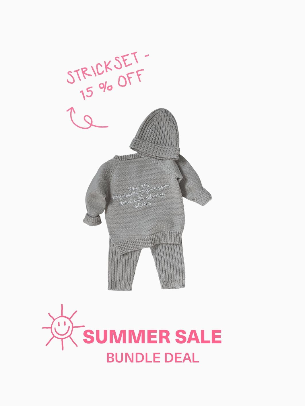 Bundle Deal Strickset - grey - FAMVIBES