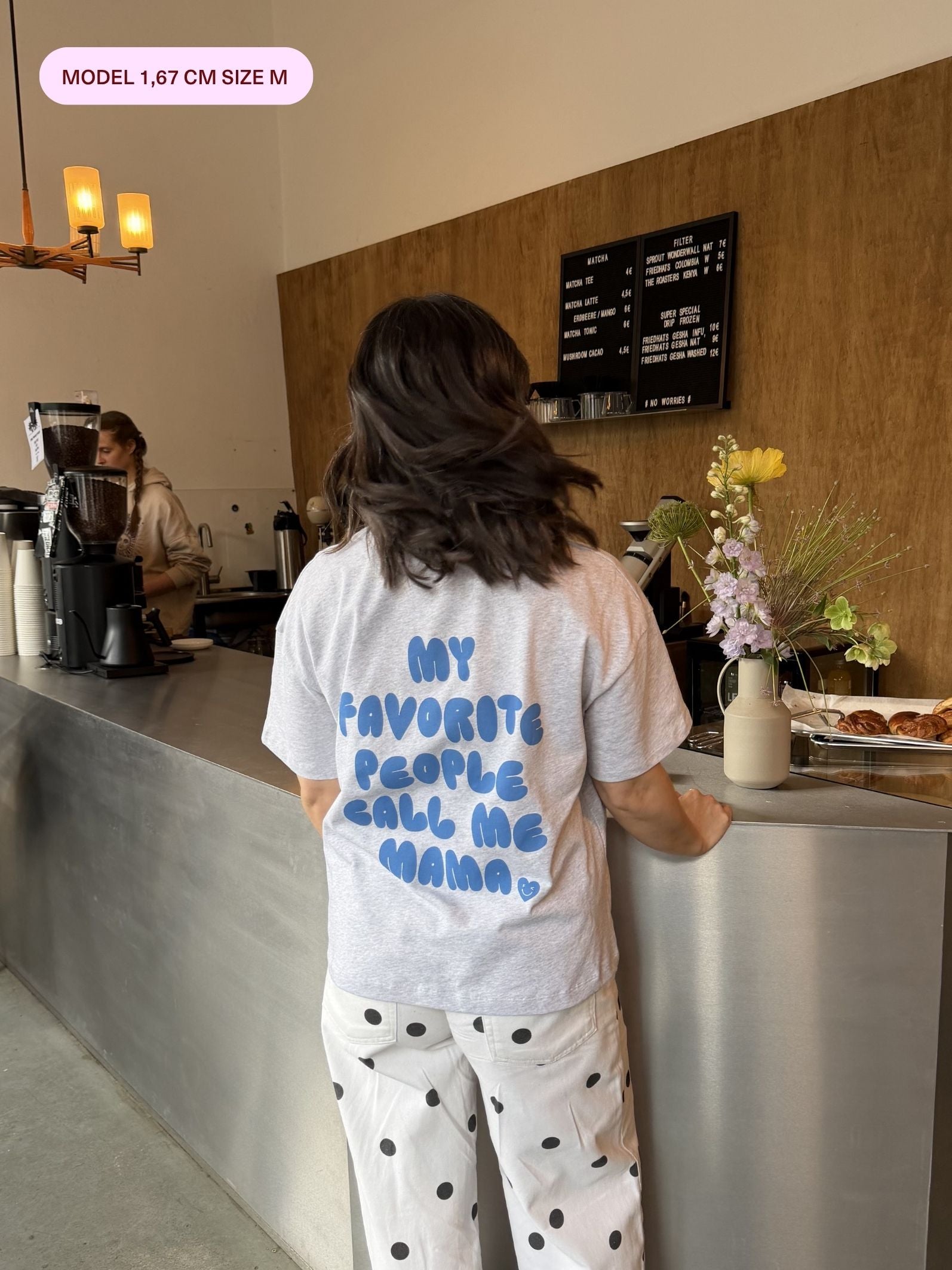 CALL ME MAMA Shirt - blue - FAMVIBES