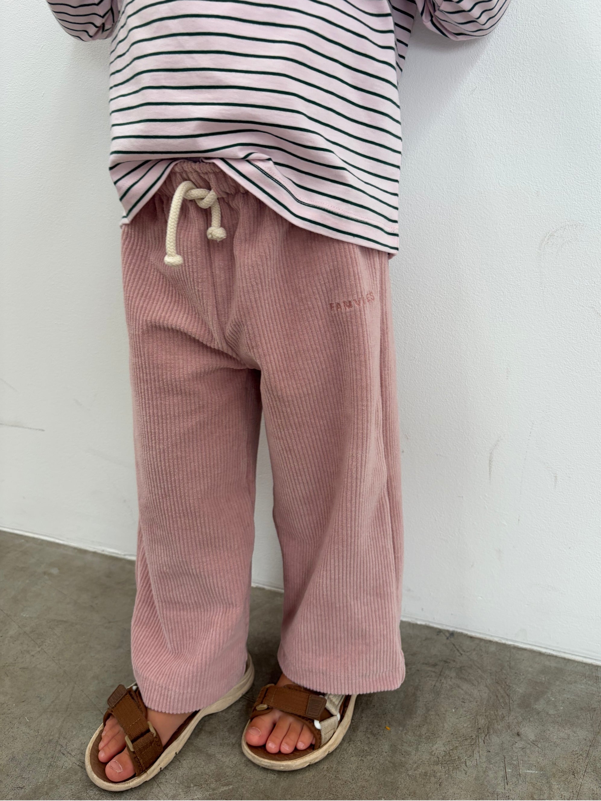 Cord Pants Kids - rosa