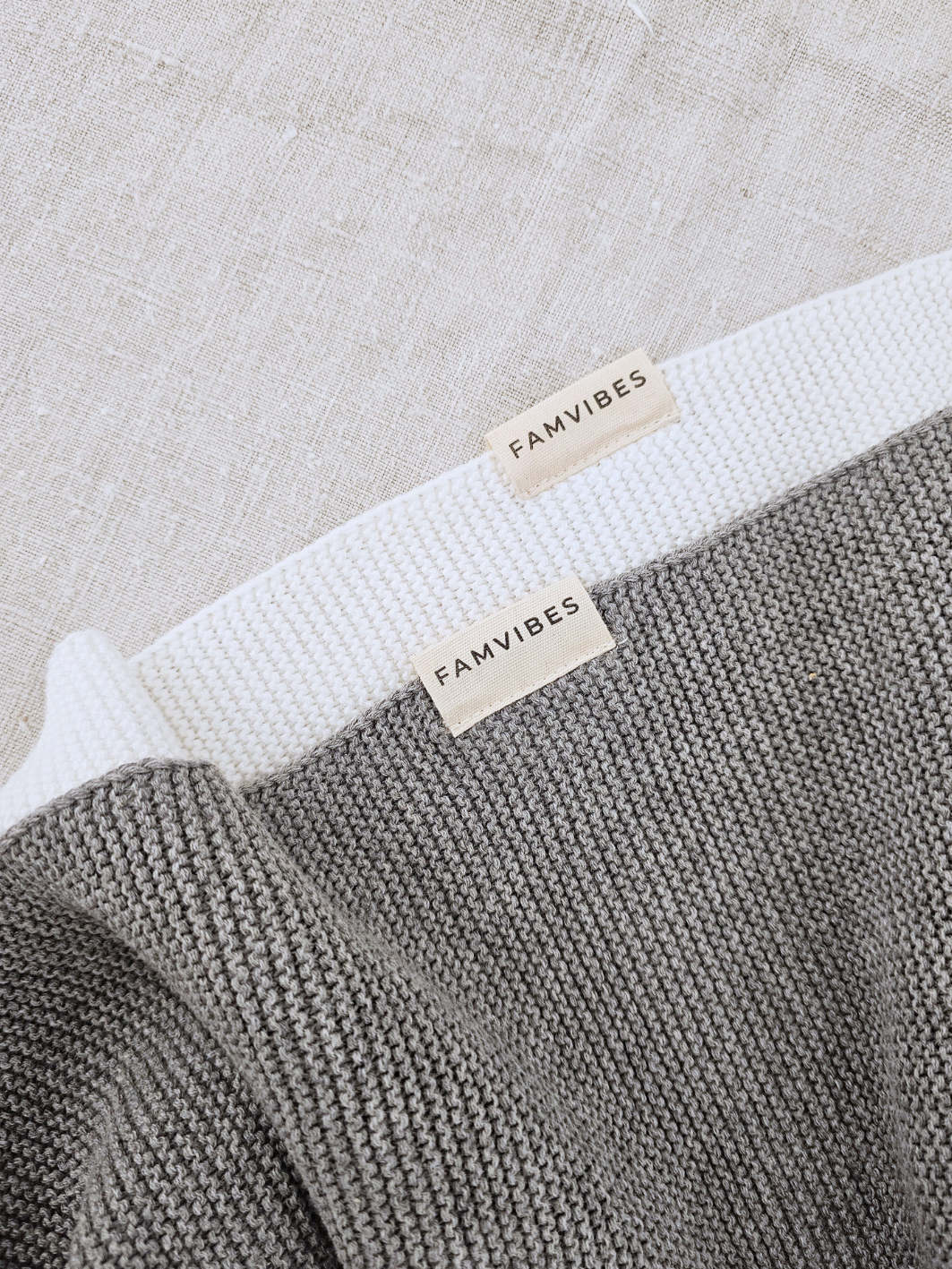 Strickdecke TINY - milk - FAMVIBES