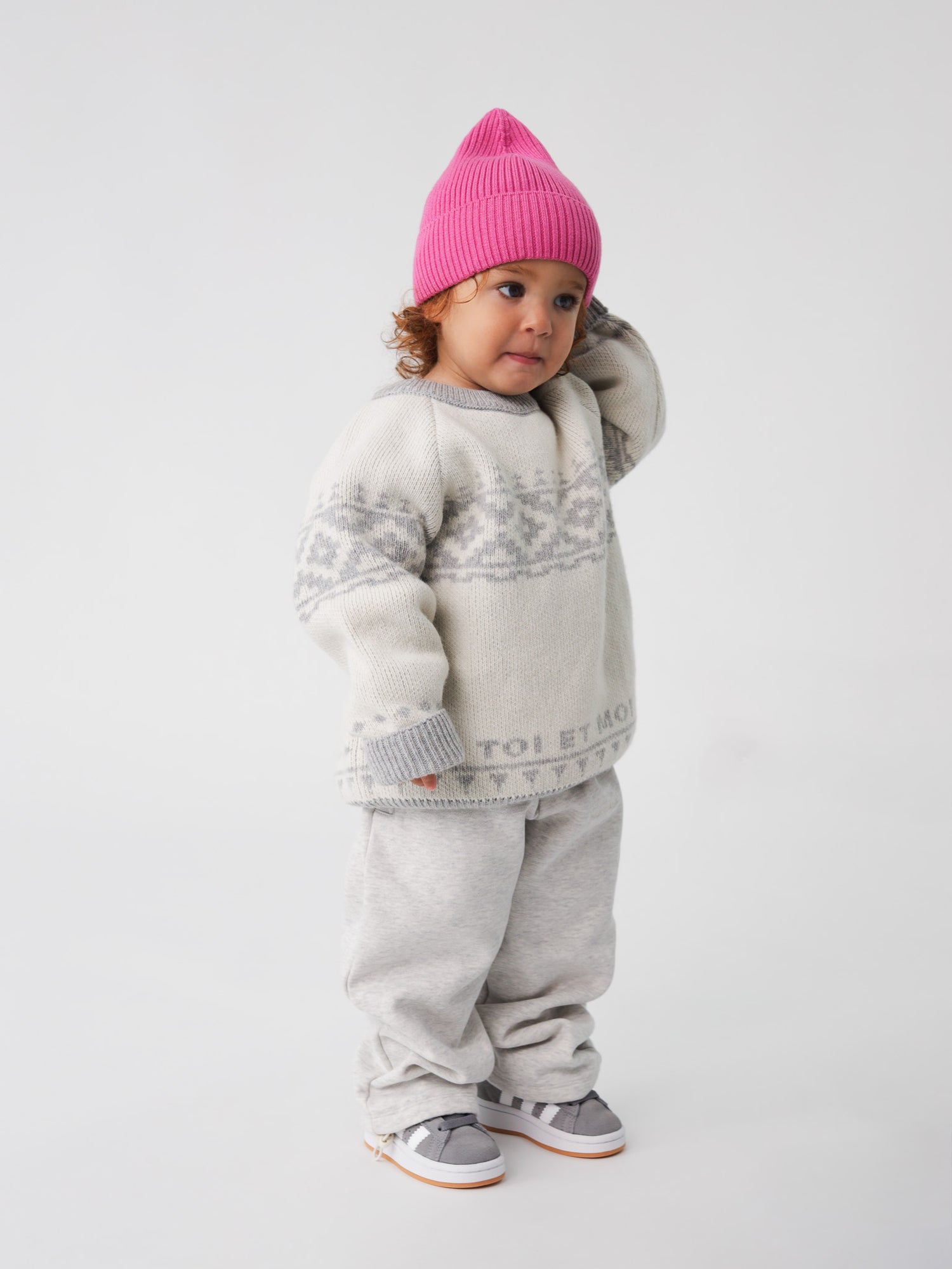 Beanie SNUGGLY KIDS - HAPPY PINK - FAMVIBES