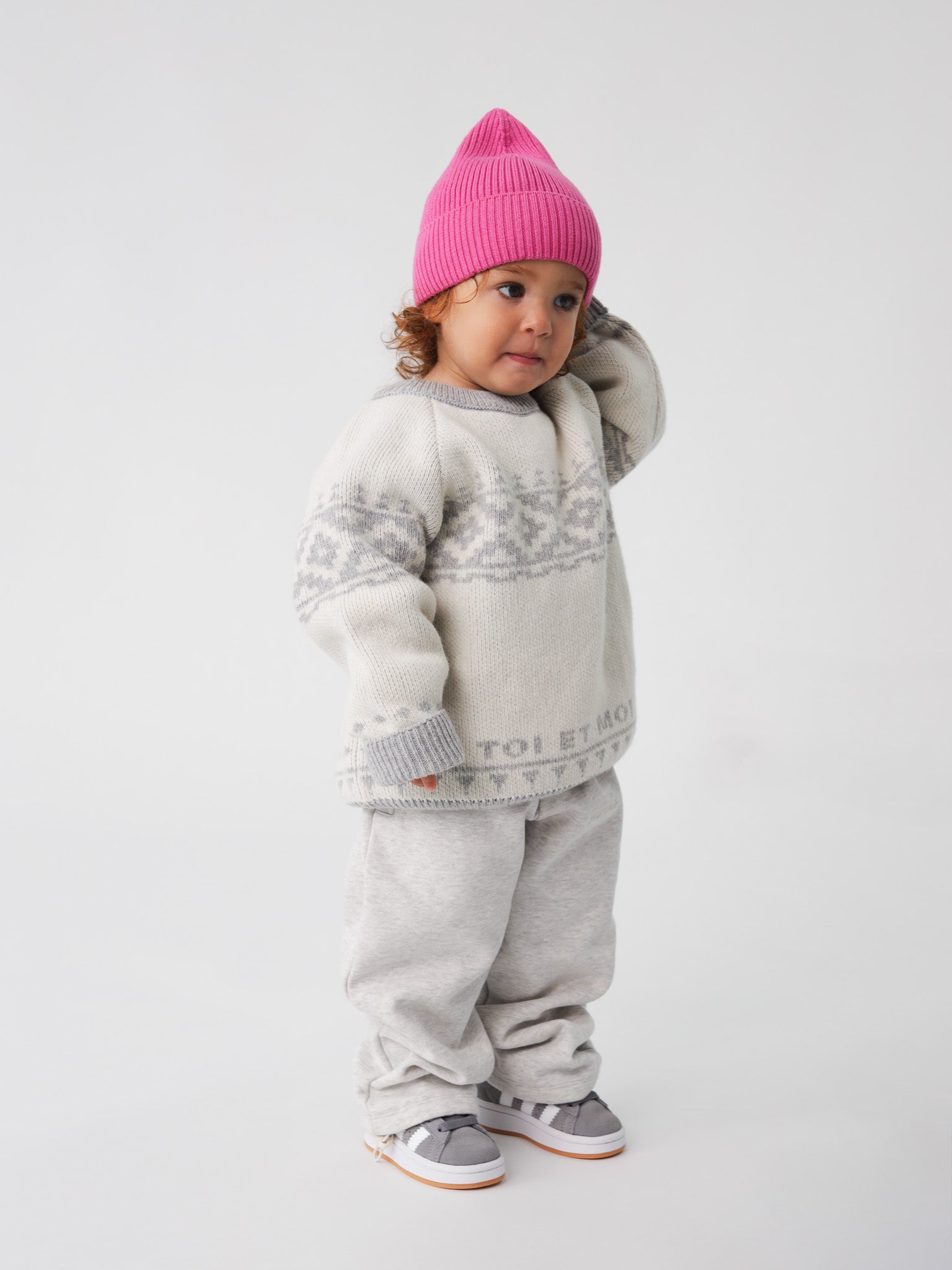 Beanie SNUGGLY KIDS - HAPPY PINK - FAMVIBES