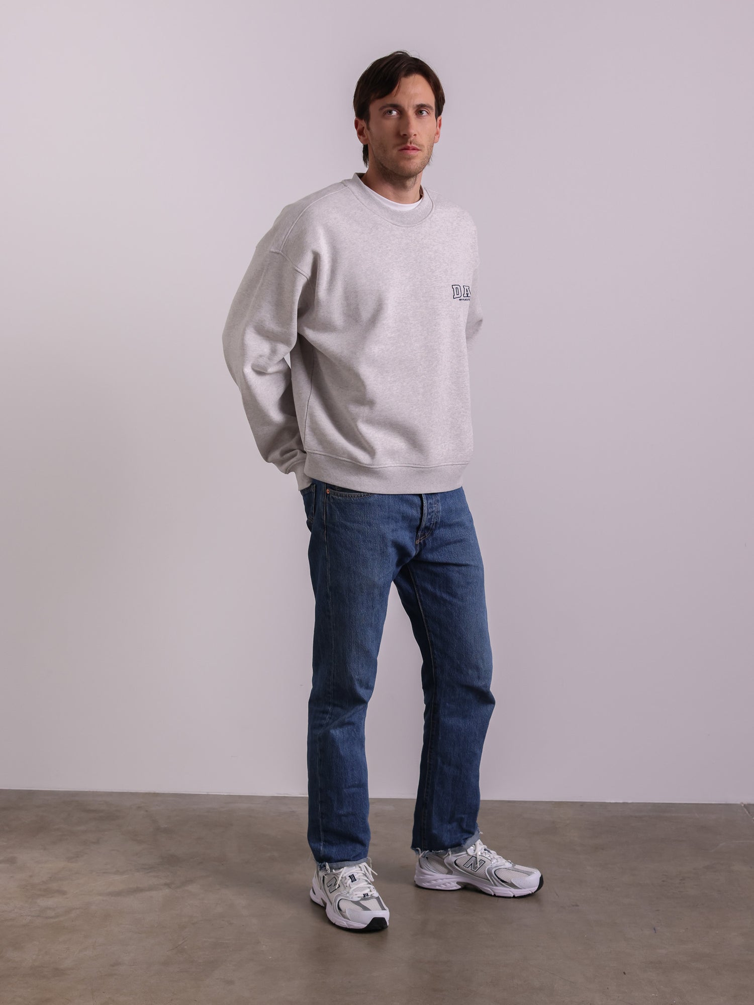 DAD SWEATER - grey - FAMVIBES