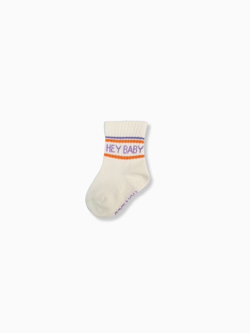Hey Baby - Socken milk/ orange - FAMVIBES