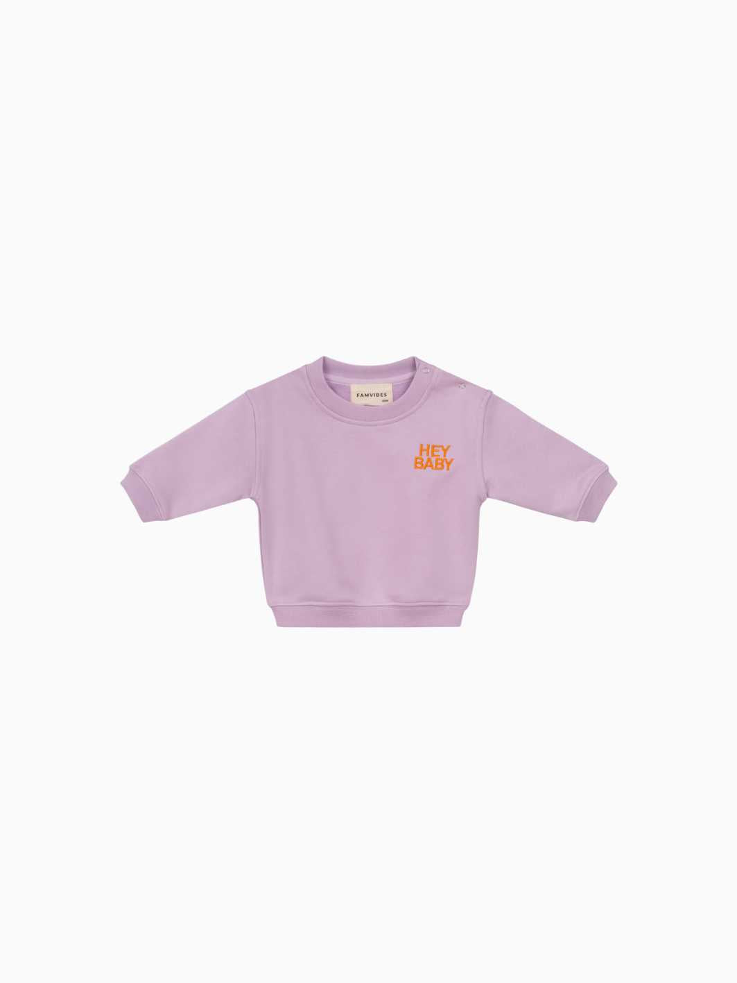 HEY BABY Sweatshirt - lavender/ orange - FAMVIBES