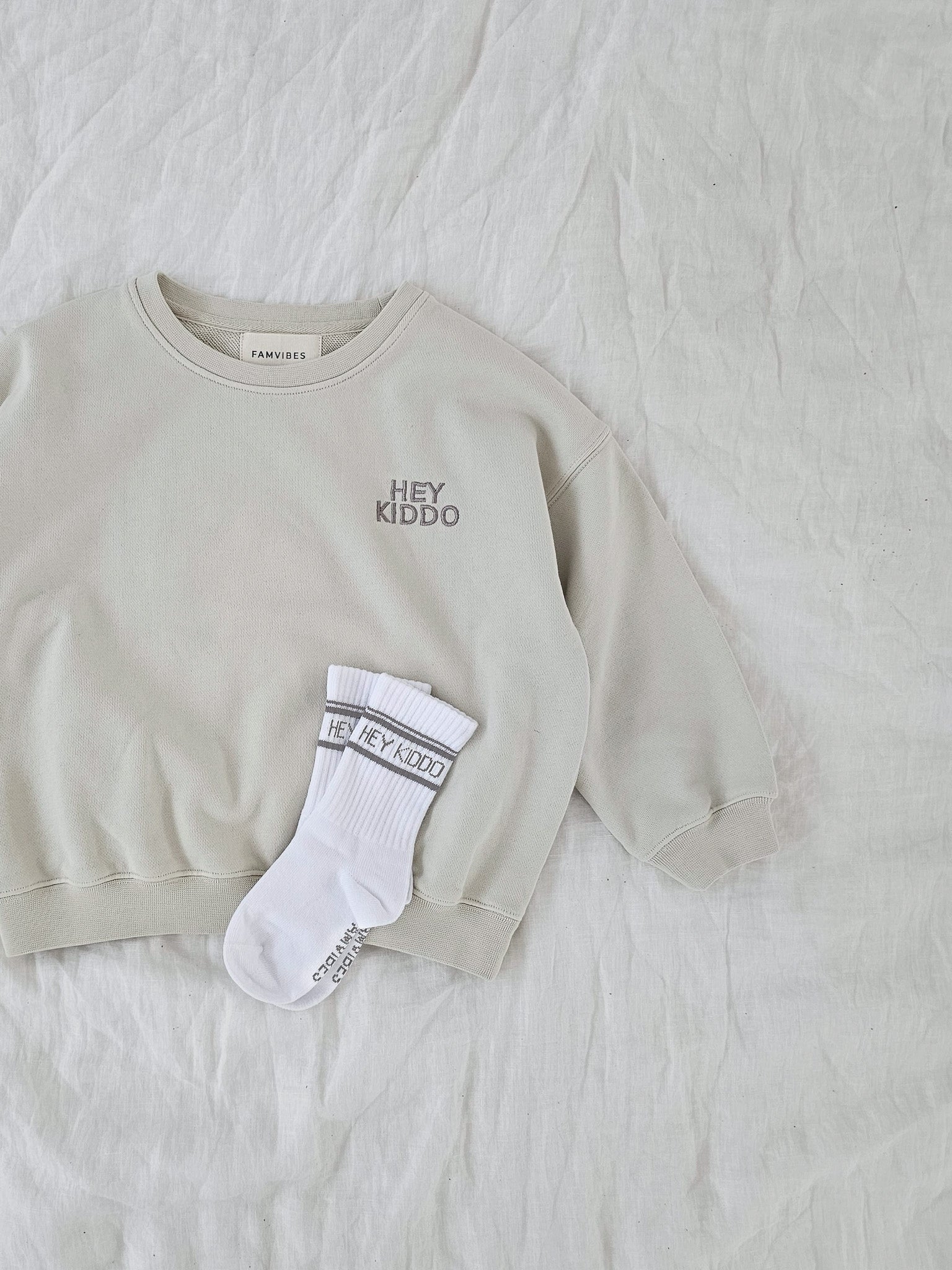 HEY KIDDO - Socken beige | taupe - FAMVIBES