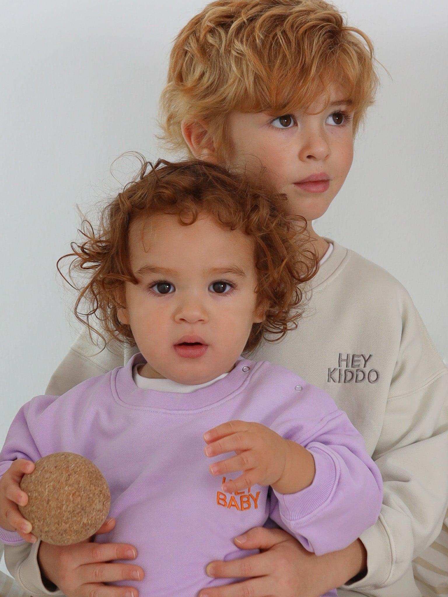 HEY BABY Sweatshirt - lavender/ orange - FAMVIBES