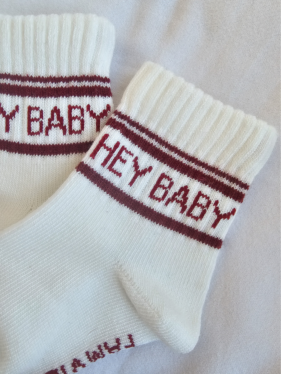 Bundle Deal HEY BABY - burgundy - FAMVIBES