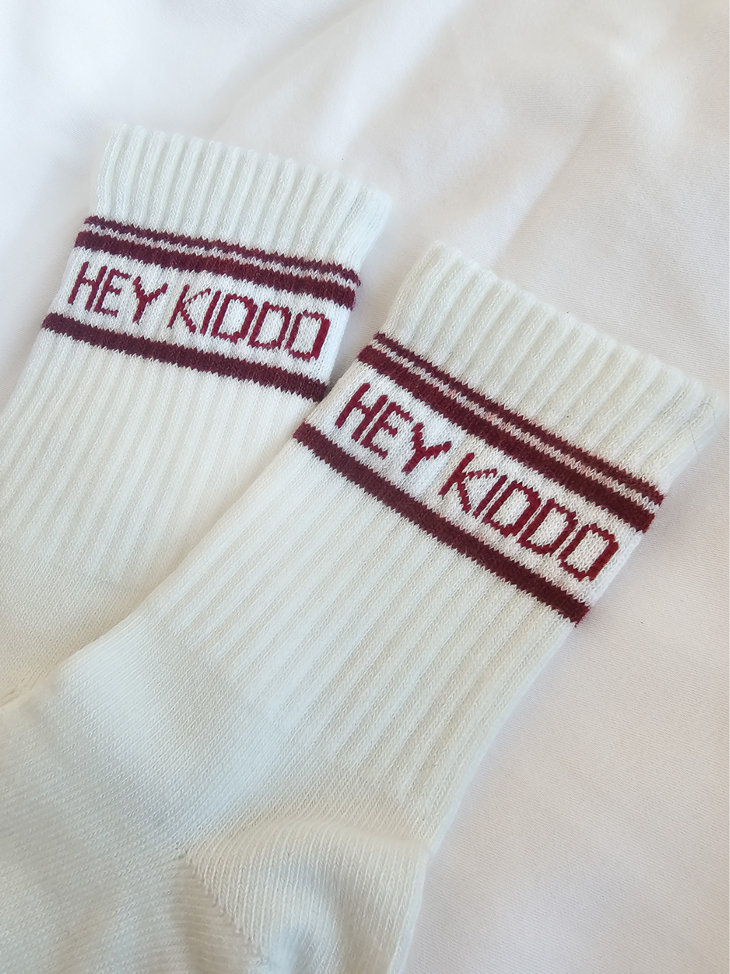 HEY KIDDO Socken - burgundy - FAMVIBES