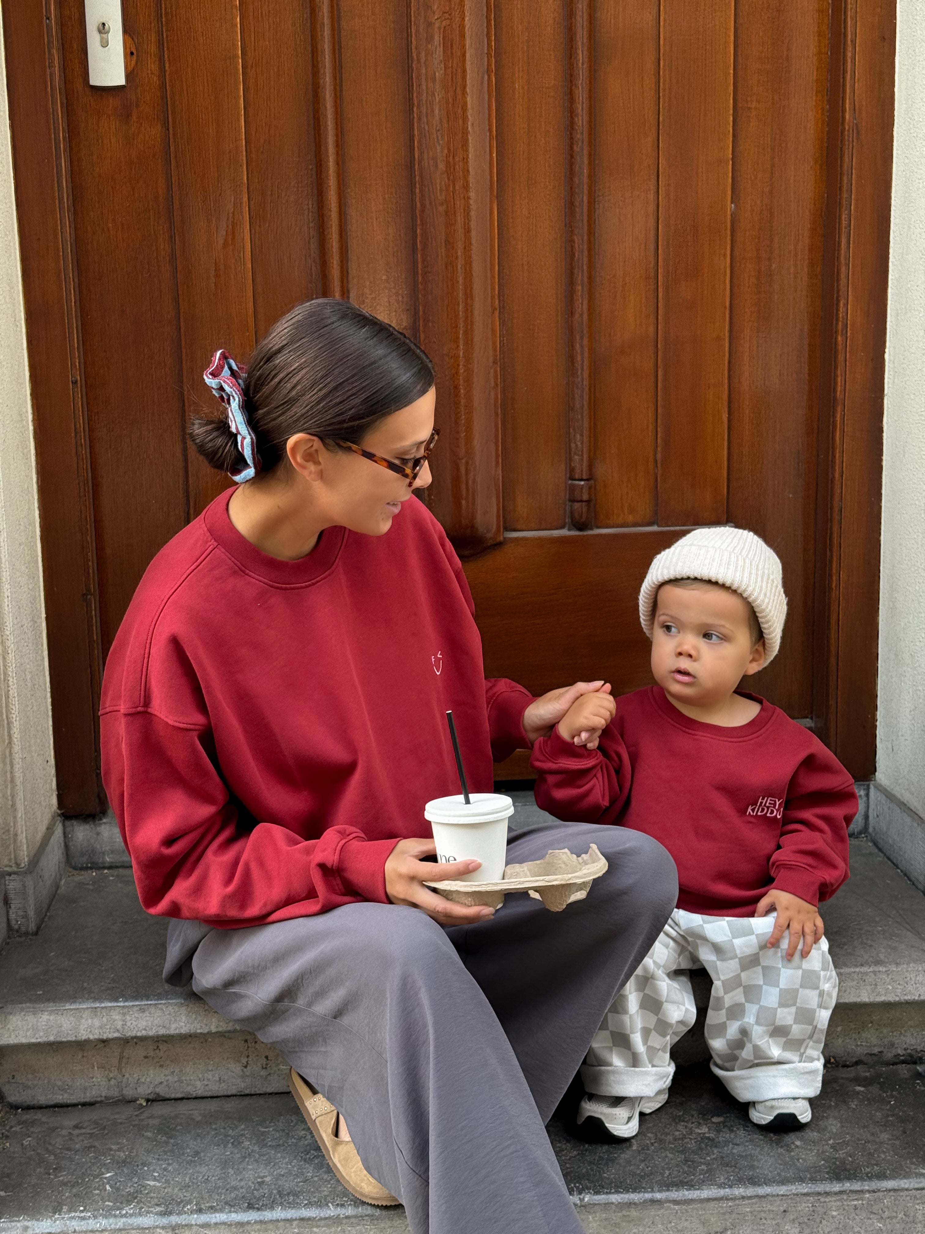 ICON Sweatshirt Unisex - burgundy