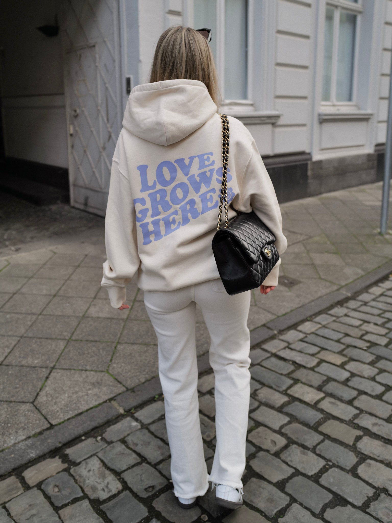 LOVE GROWS HERE Hoodie - FAMVIBES 