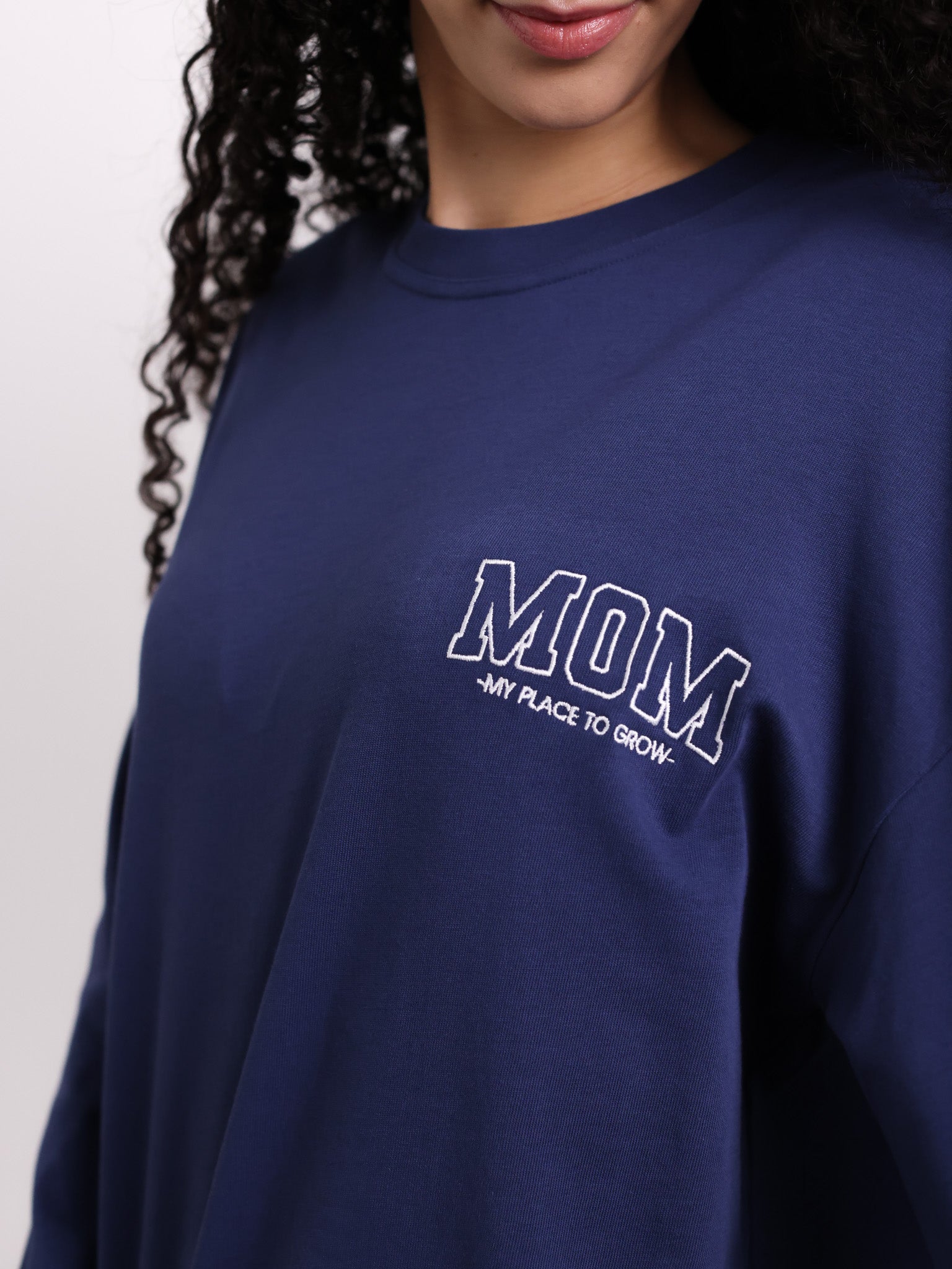 MOM Longsleeve - blue - FAMVIBES
