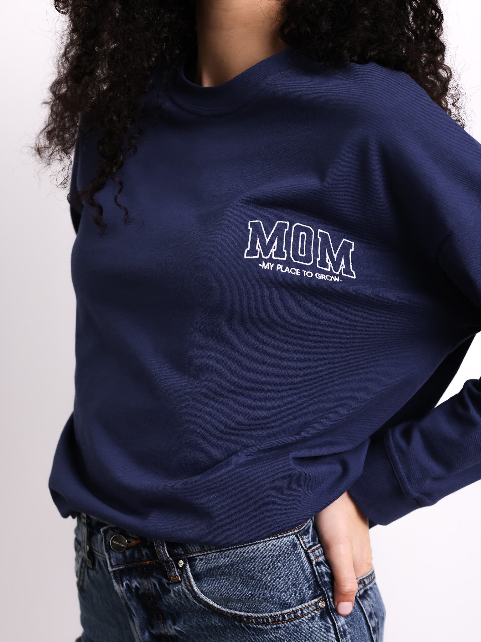 MOM Longsleeve - blue - FAMVIBES