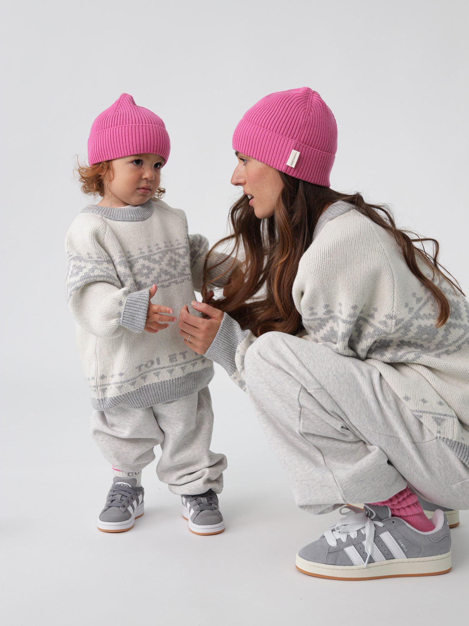 Beanie SNUGGLY KIDS - HAPPY PINK - FAMVIBES