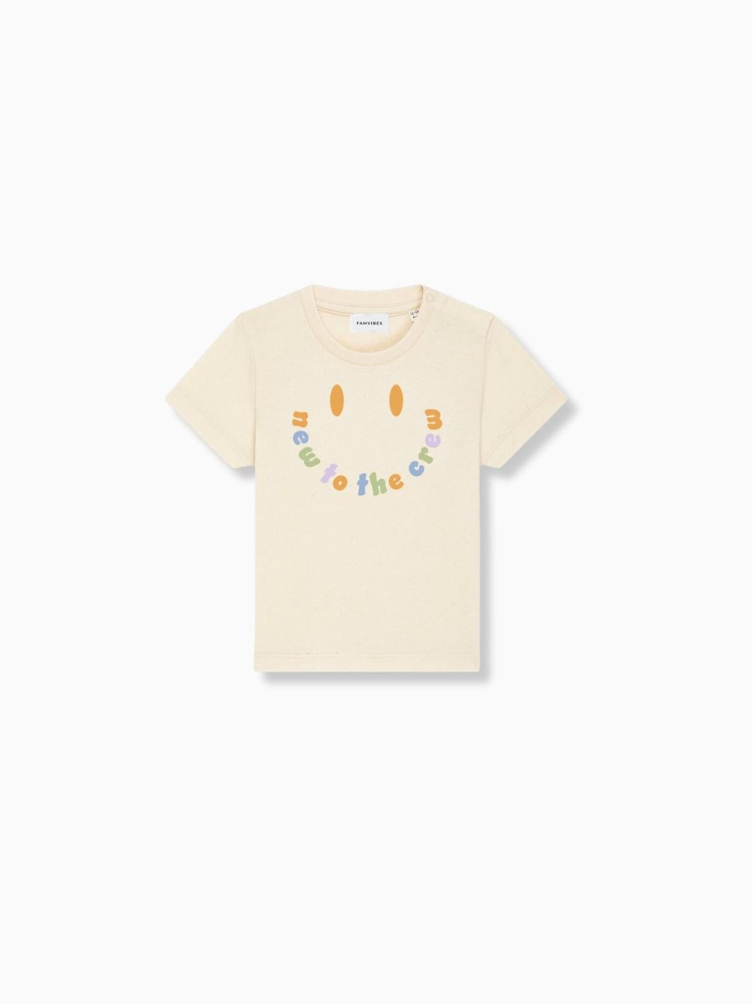 NEW SMILEY - Baby Meilenstein T-Shirt - FAMVIBES