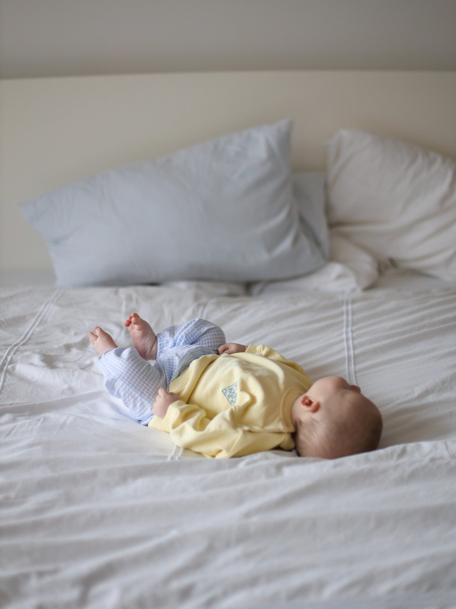 BLUE Vichykaro Pants Baby - FAMVIBES