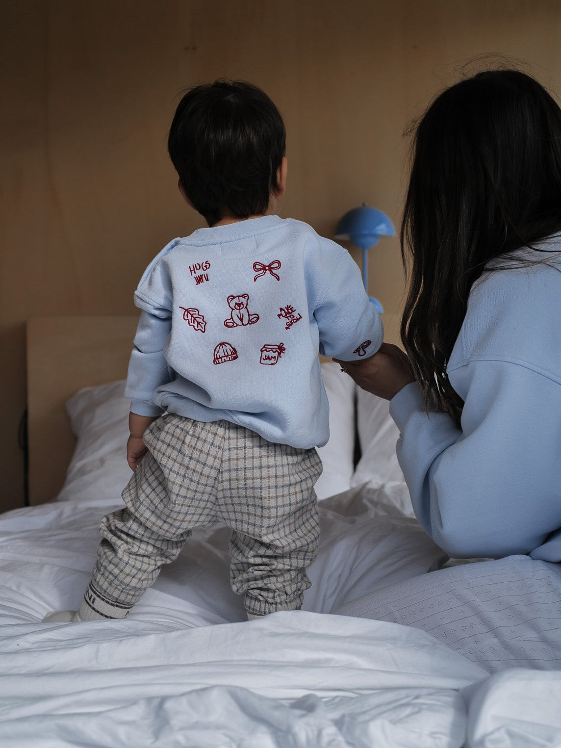 PLACE TO GROW Sweatshirt Baby/Kids - blue - FAMVIBES