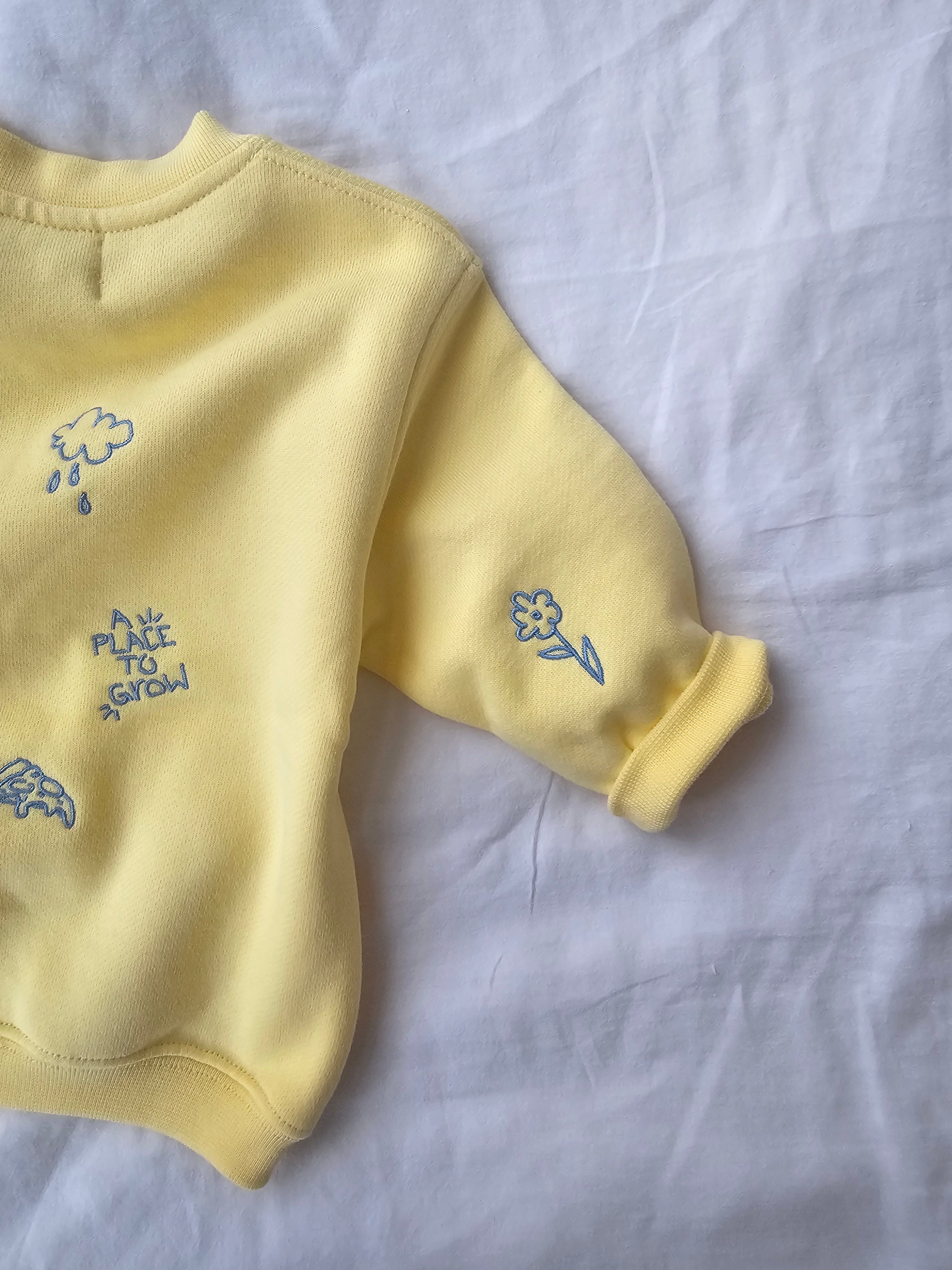PLACE TO GROW Sweatshirt Baby - FAMVIBES