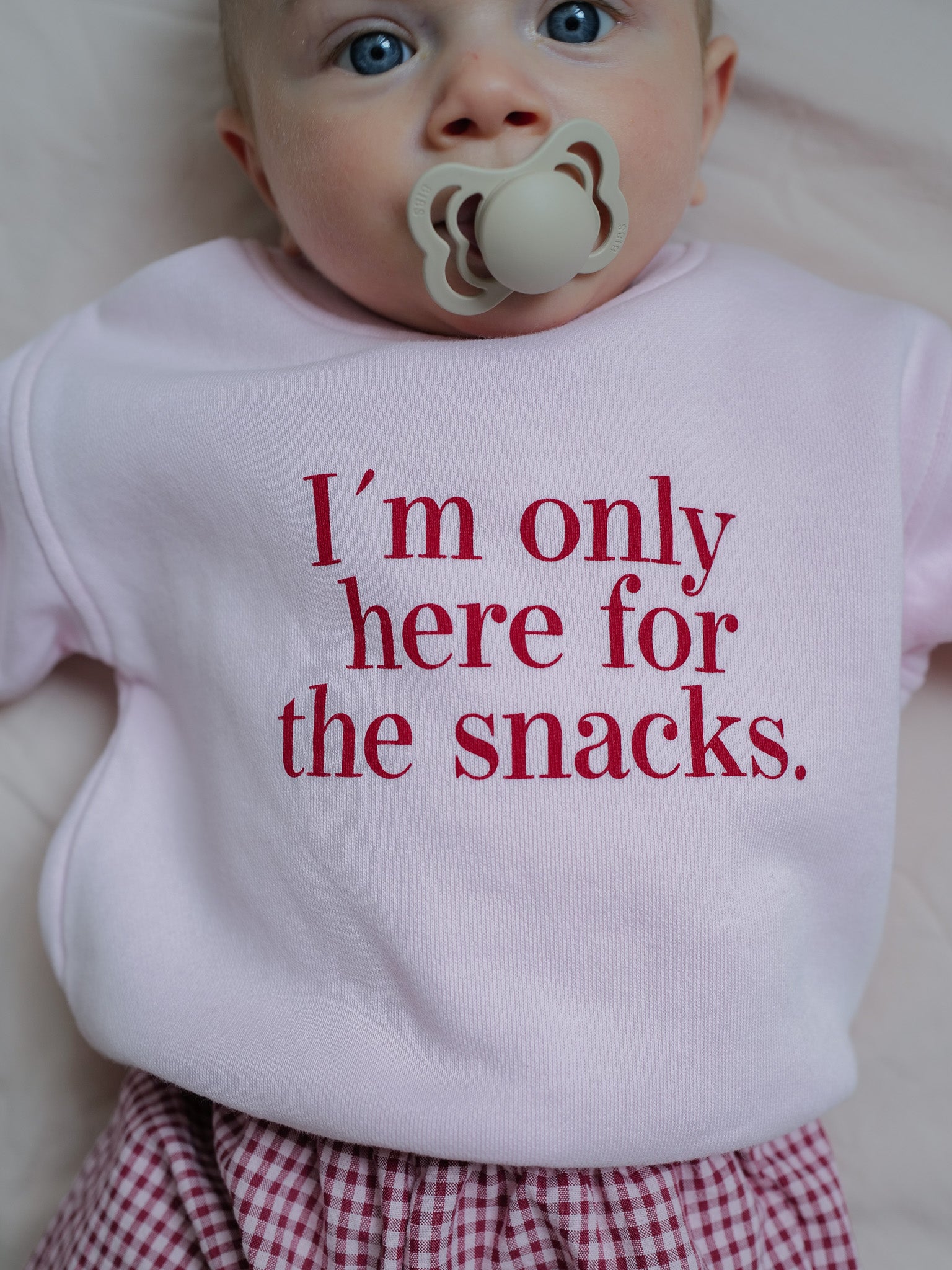 SNACKS ONLY Sweatshirt Baby/Kids - FAMVIBES