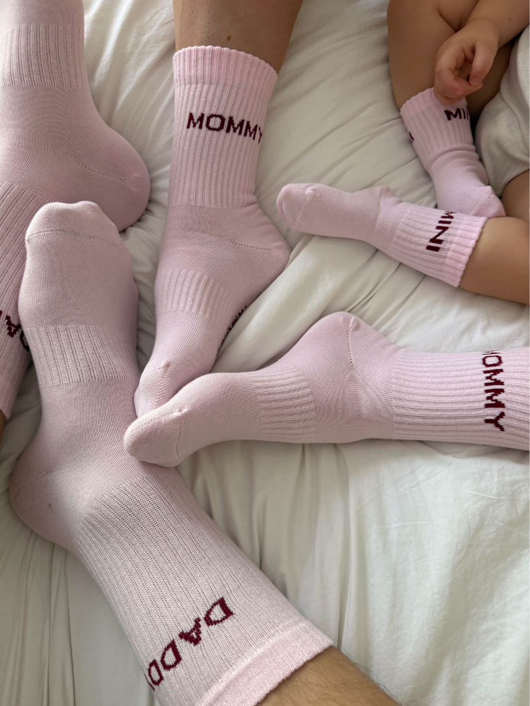 Bundle Deal Family Socks - rosa - FAMVIBES
