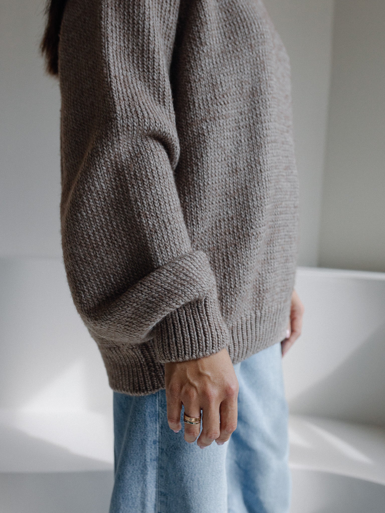 ICON Strickpullover - chocolate
