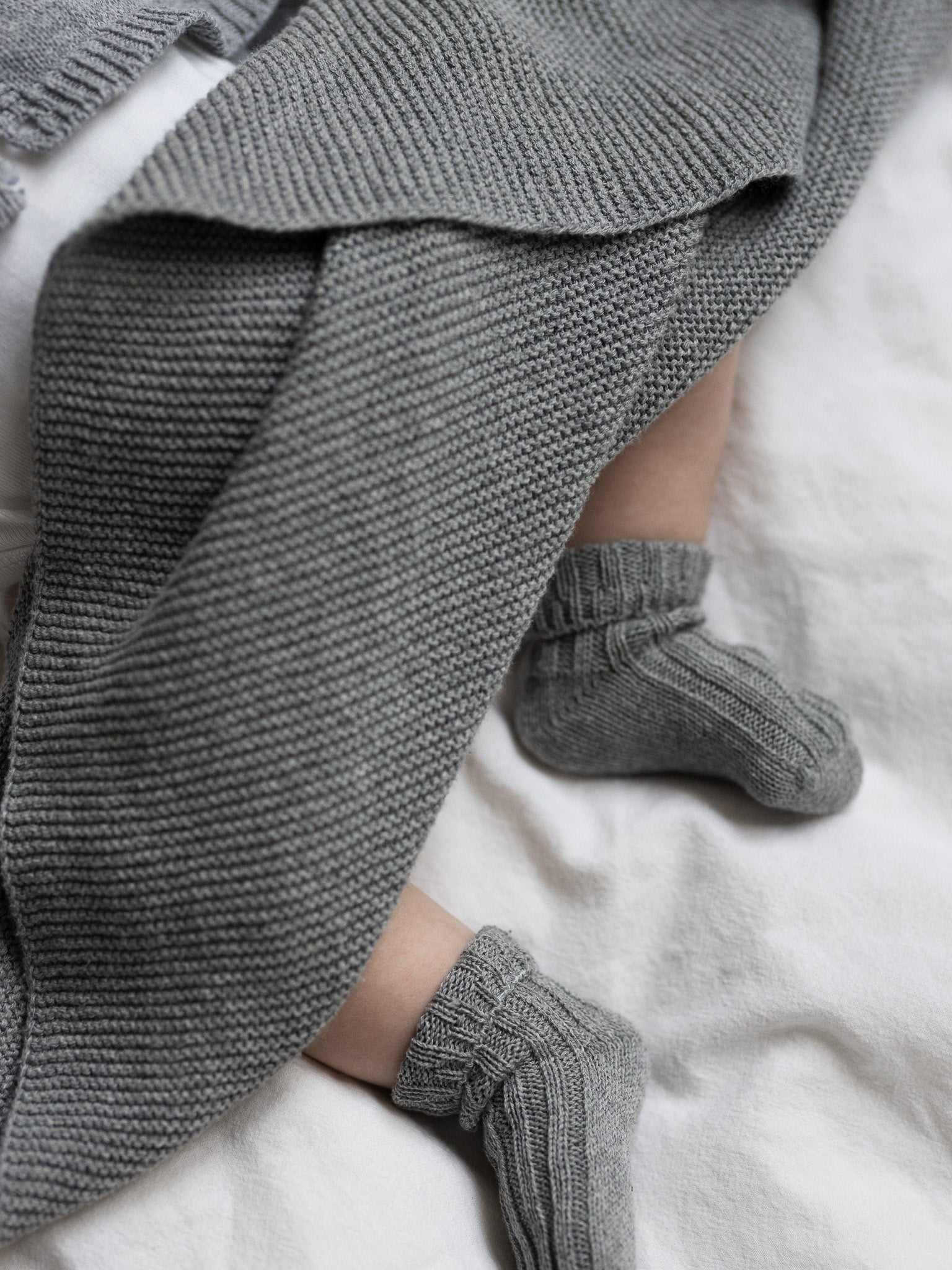 Strickdecke TINY - grey - FAMVIBES 