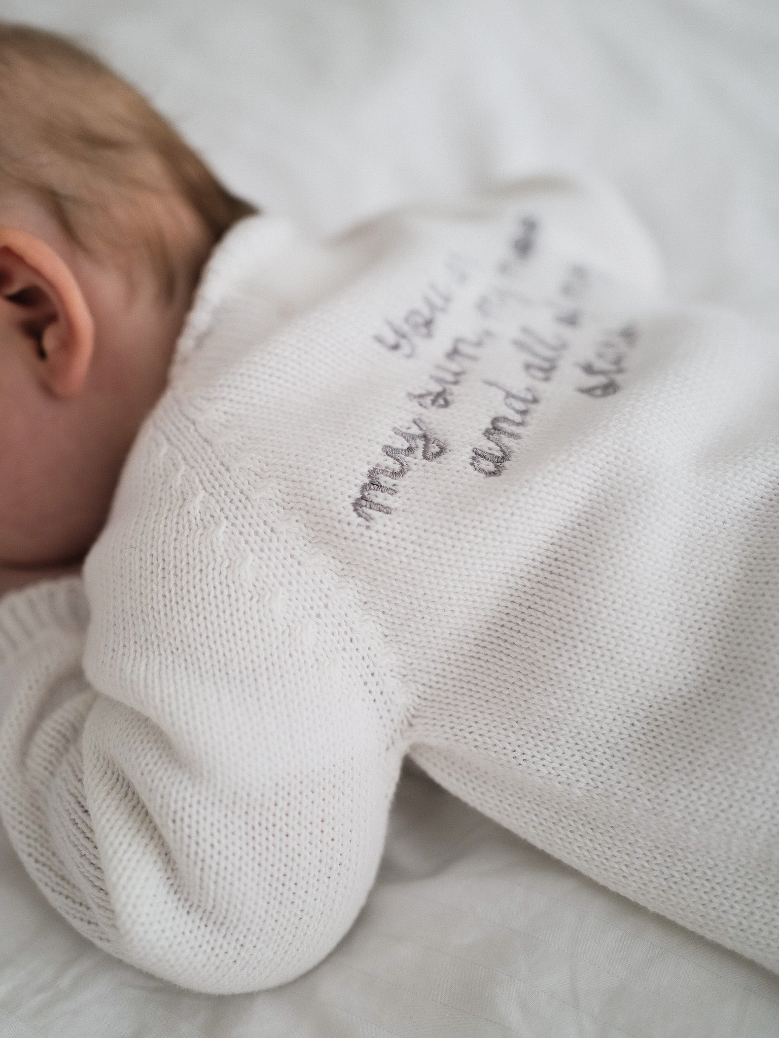 Strickjacke YOU ARE... tiny | milk - FAMVIBES