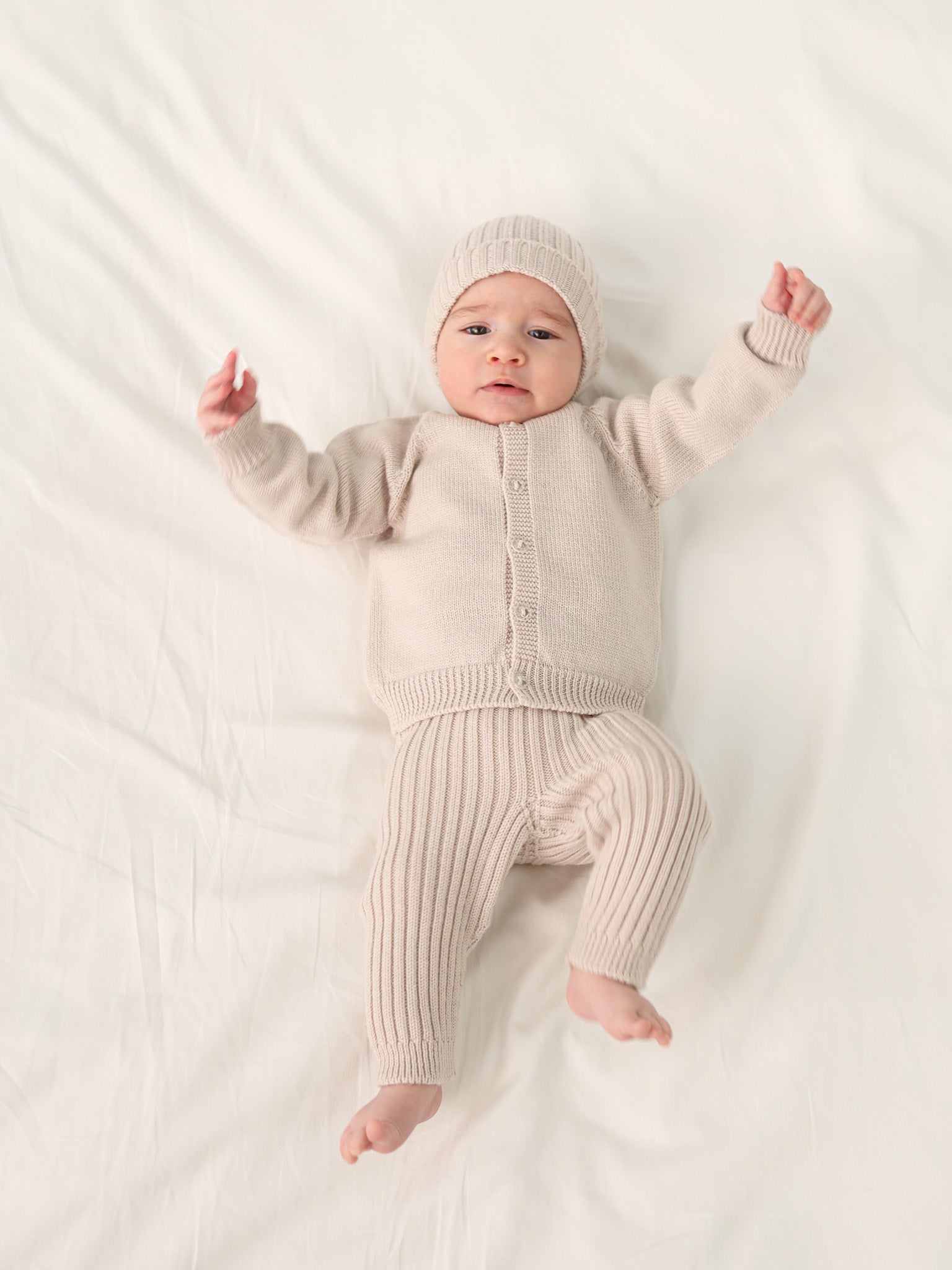 Strickjacke YOU ARE MY SUN 2.0 creme - FAMVIBES