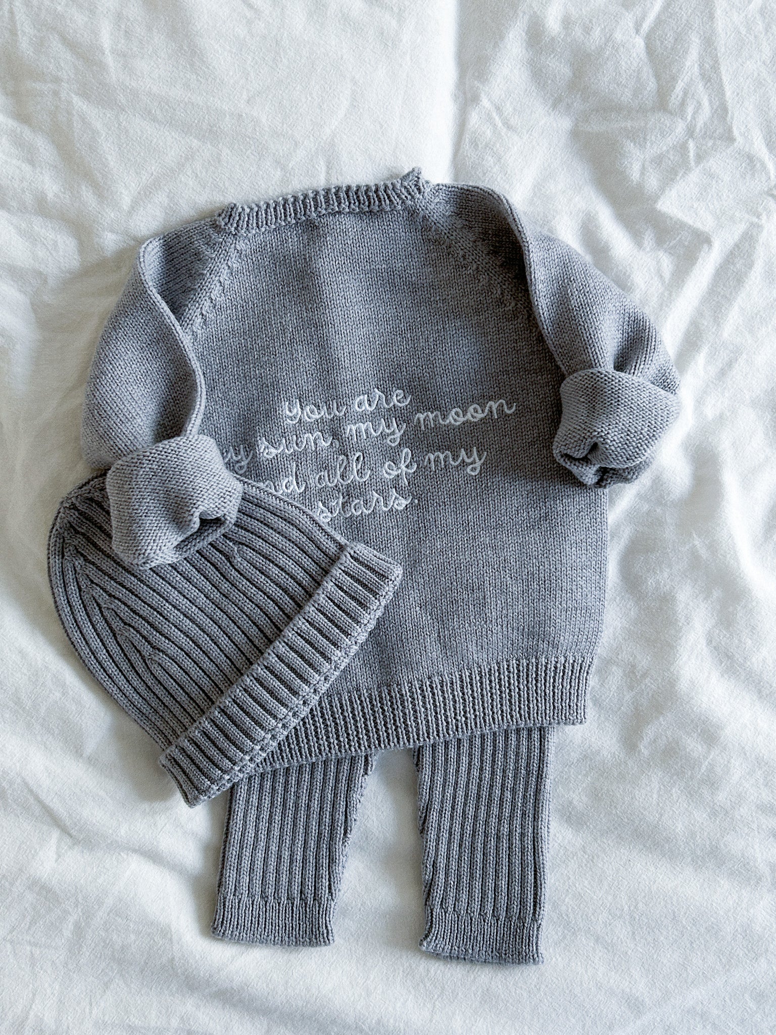 Bundle Deal Strickset - grey - FAMVIBES