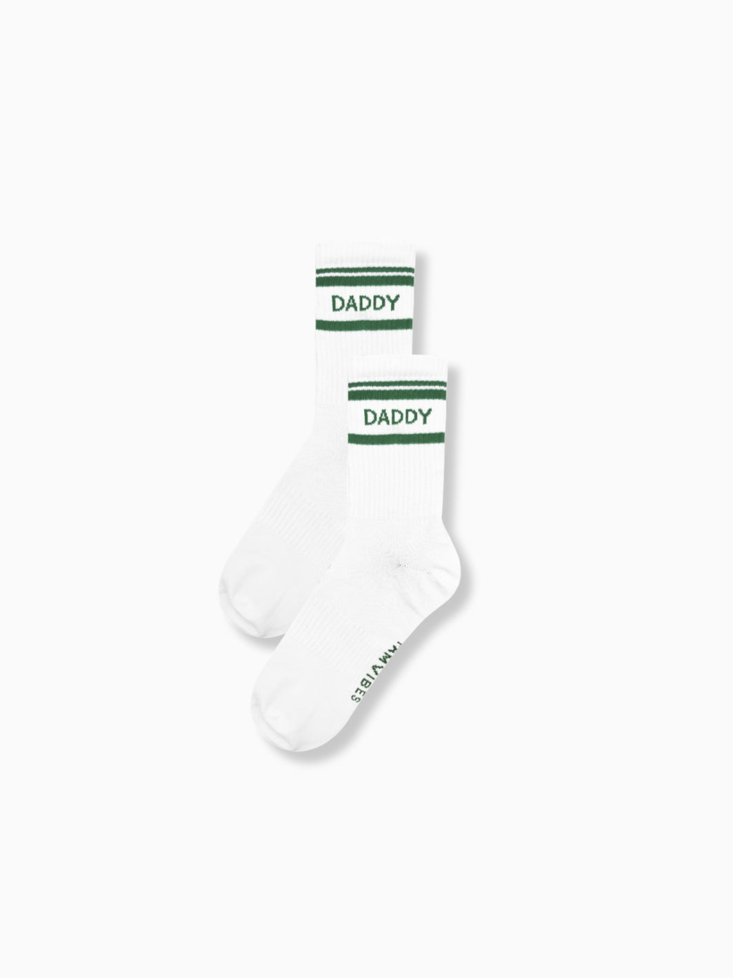 Striped DADDY Socken - green - FAMVIBES