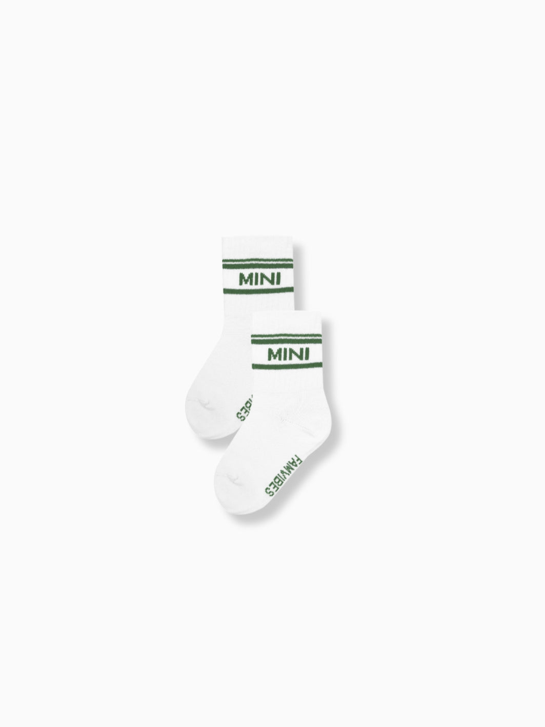 Striped MINI Socken - green - FAMVIBES 