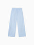 BLUE Vichykaro Pants Unisex - FAMVIBES