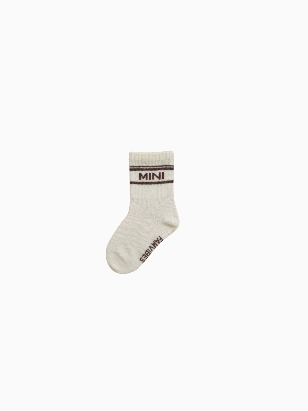 Wollsocken Mini - creme/ taube - FAMVIBES 