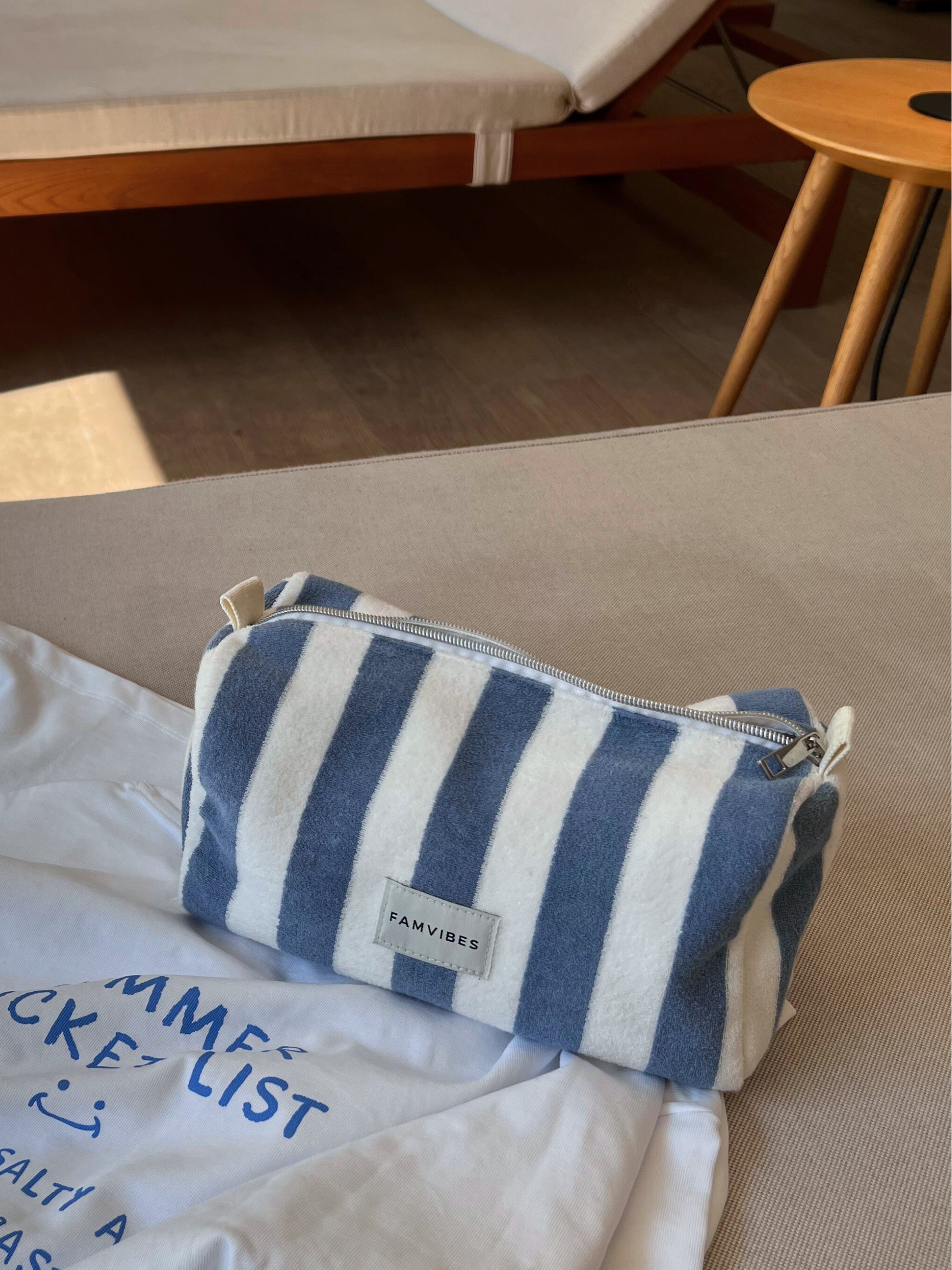 Cosmetic Bag - Ocean Blue