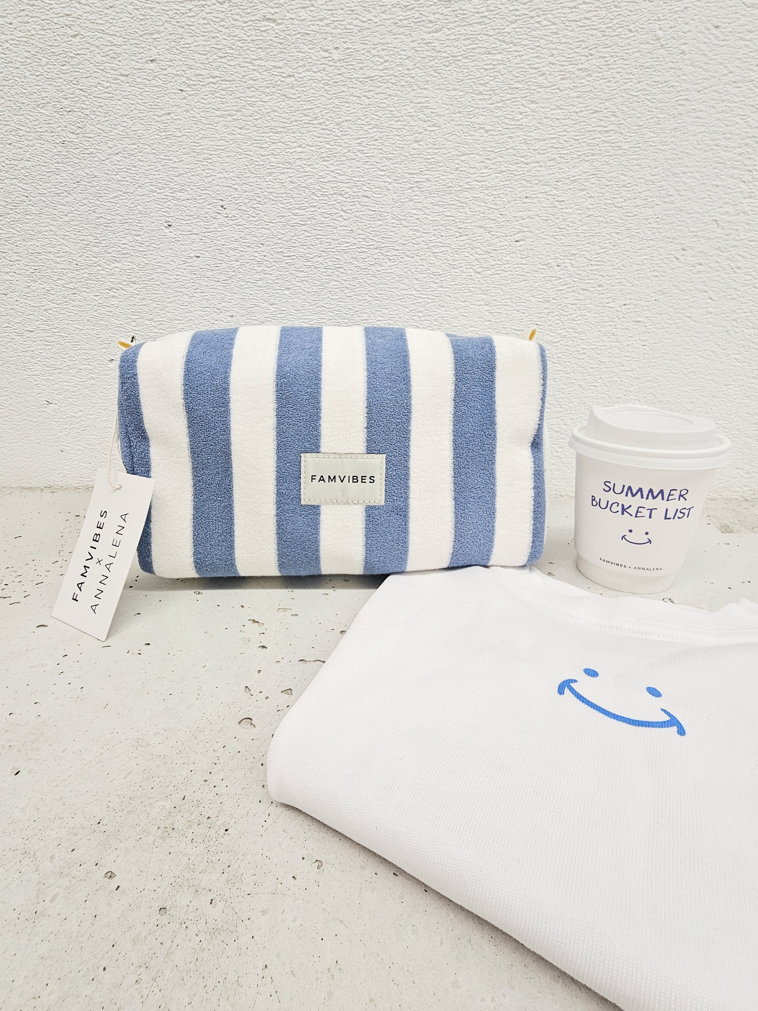 Cosmetic Bag - Ocean Blue