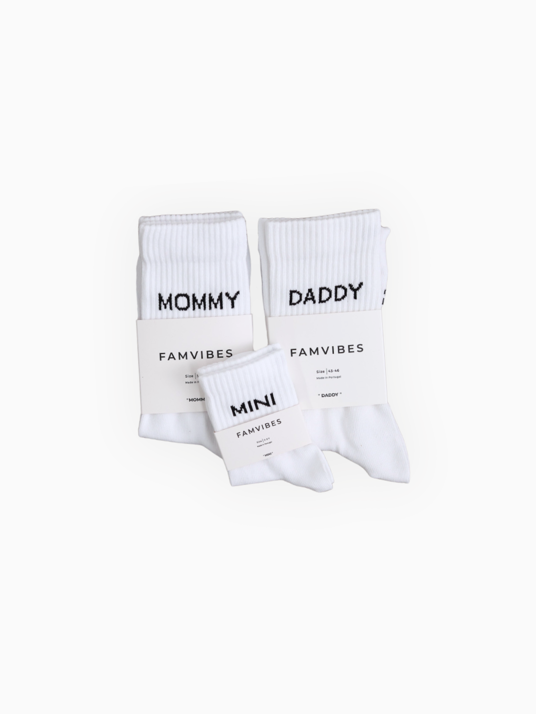 Family Socken Set - original weiß - FAMVIBES