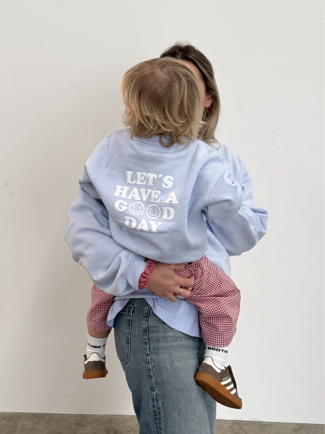 Vichykaro Pants Kids - red - FAMVIBES