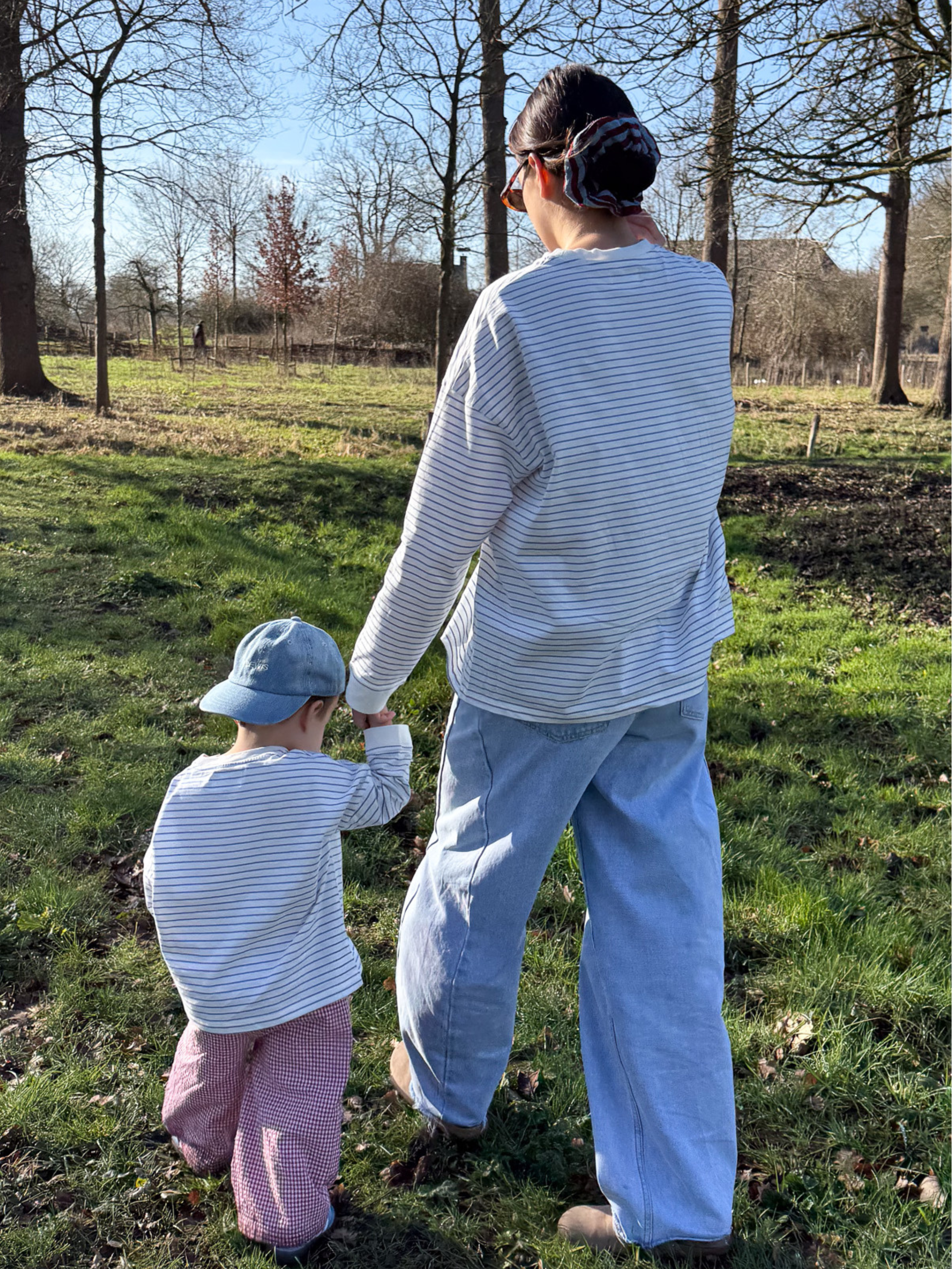 LONGSLEEVE striped Unisex - blue - FAMVIBES