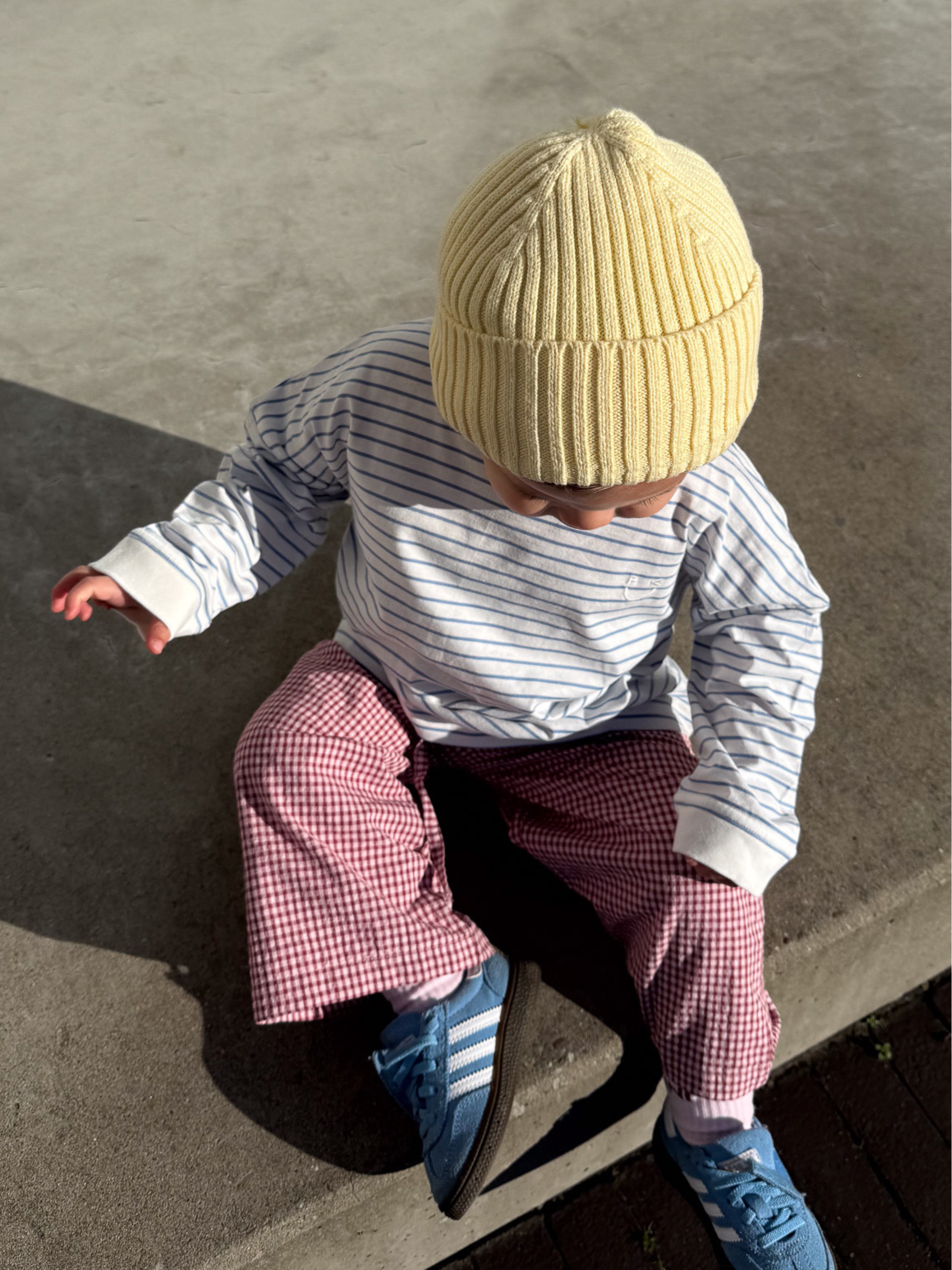 LONGSLEEVE striped Baby/Kids - blue - FAMVIBES
