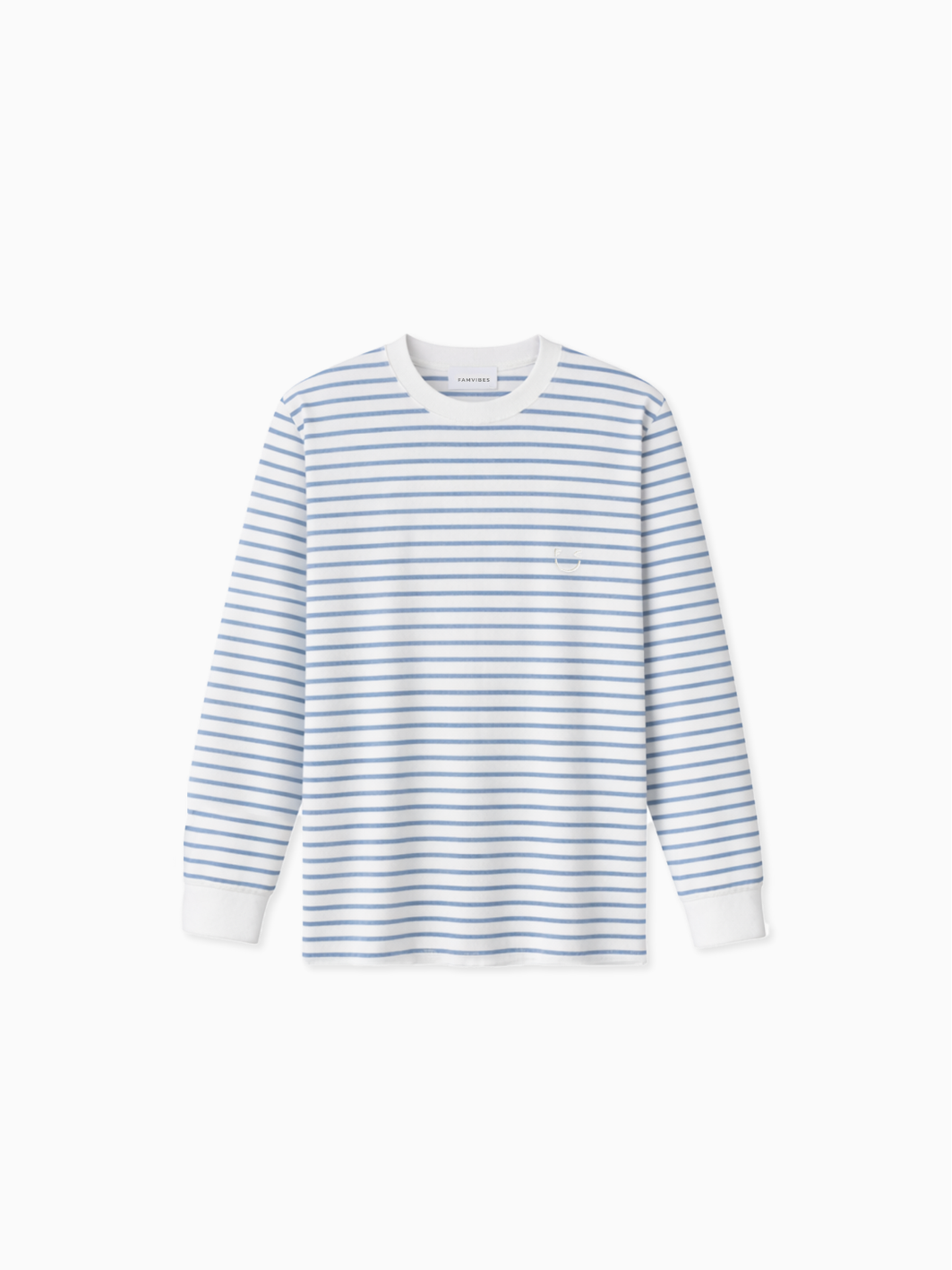 LONGSLEEVE striped Unisex - blue - FAMVIBES