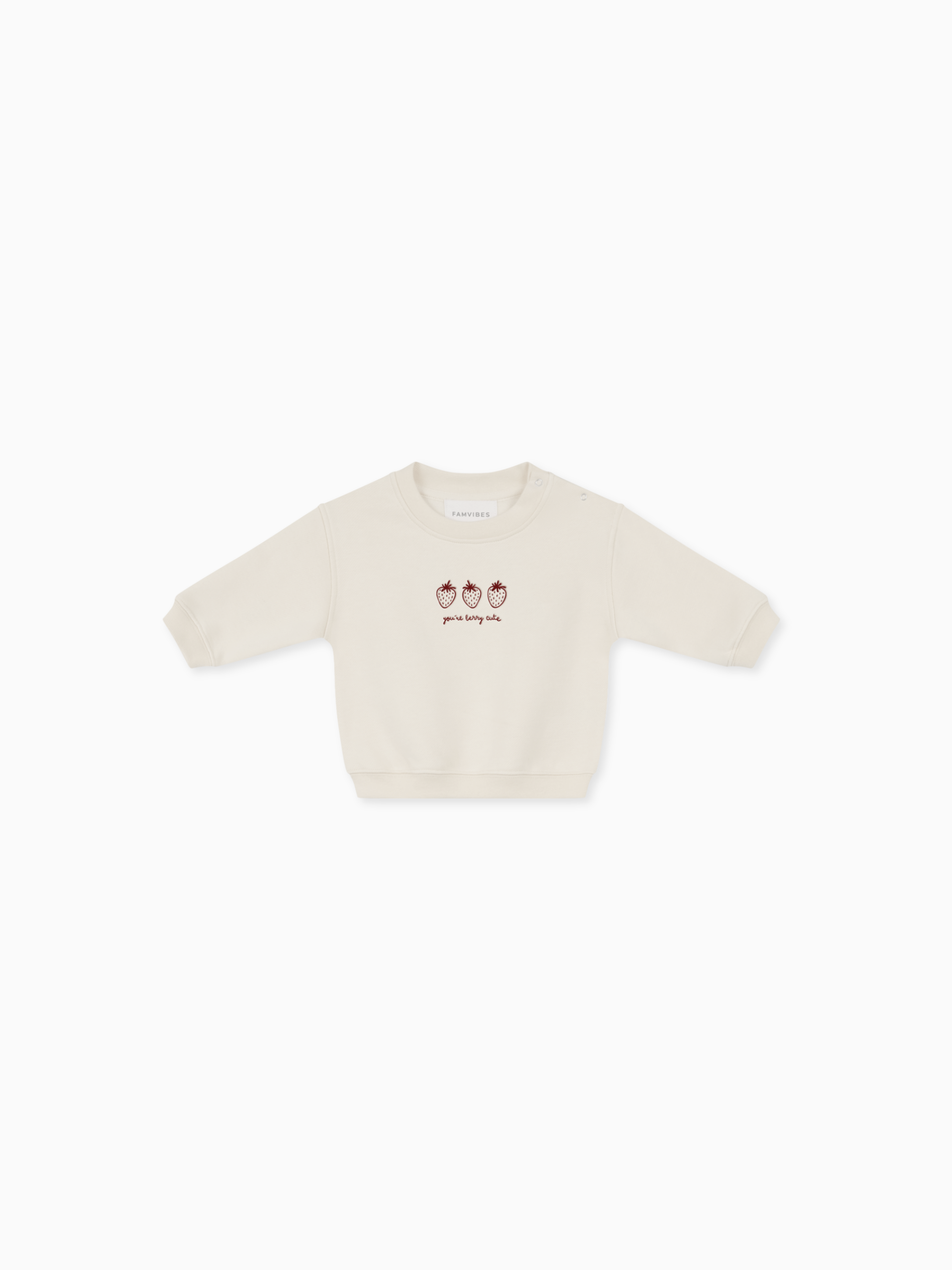 BERRY CUTE Sweatshirt Baby - milk - FAMVIBES