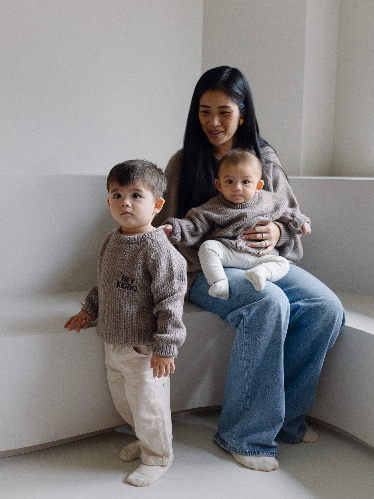 ICON Strickpullover unisex - chocolate