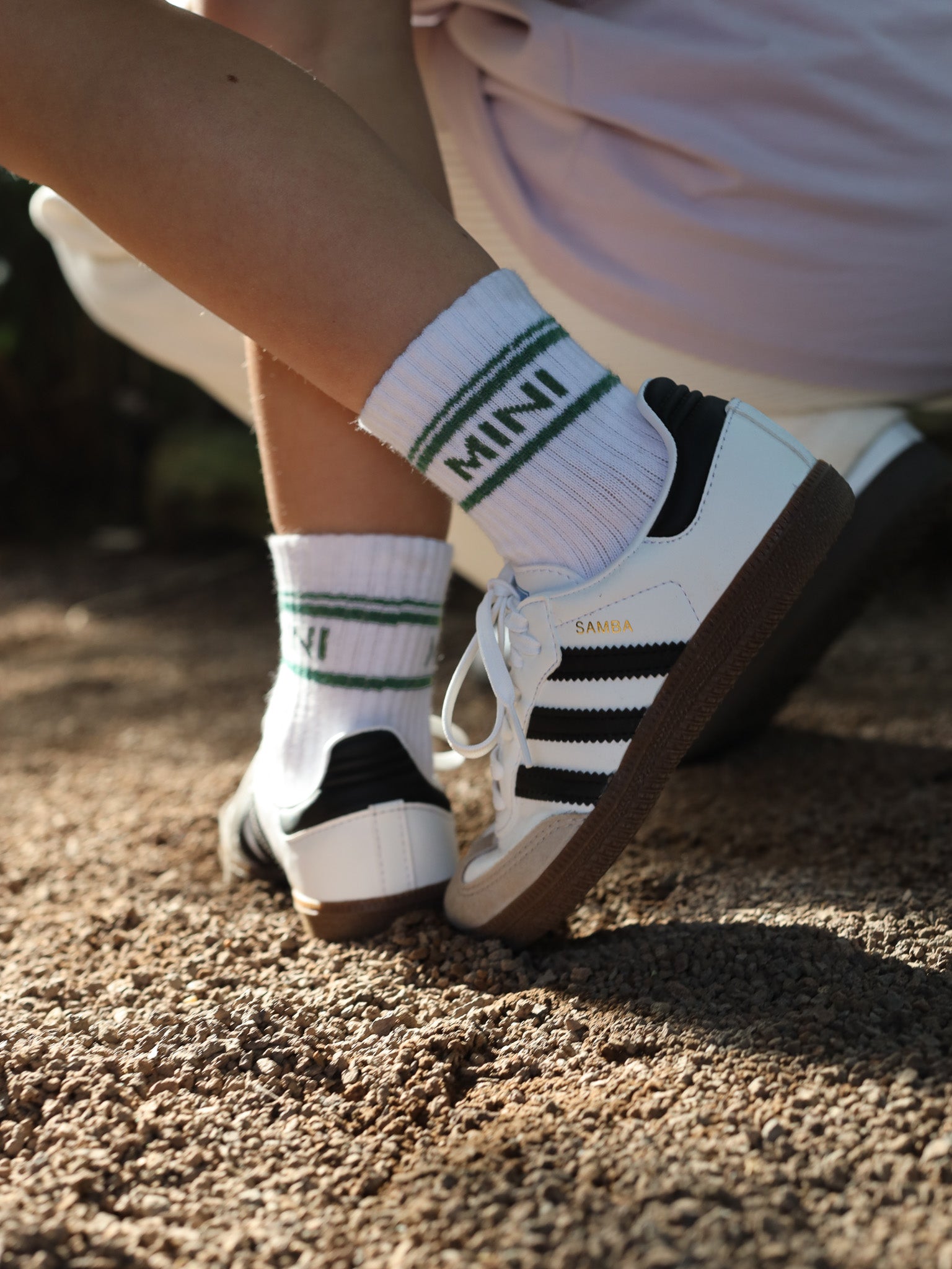 Striped MINI Socken - green - FAMVIBES 