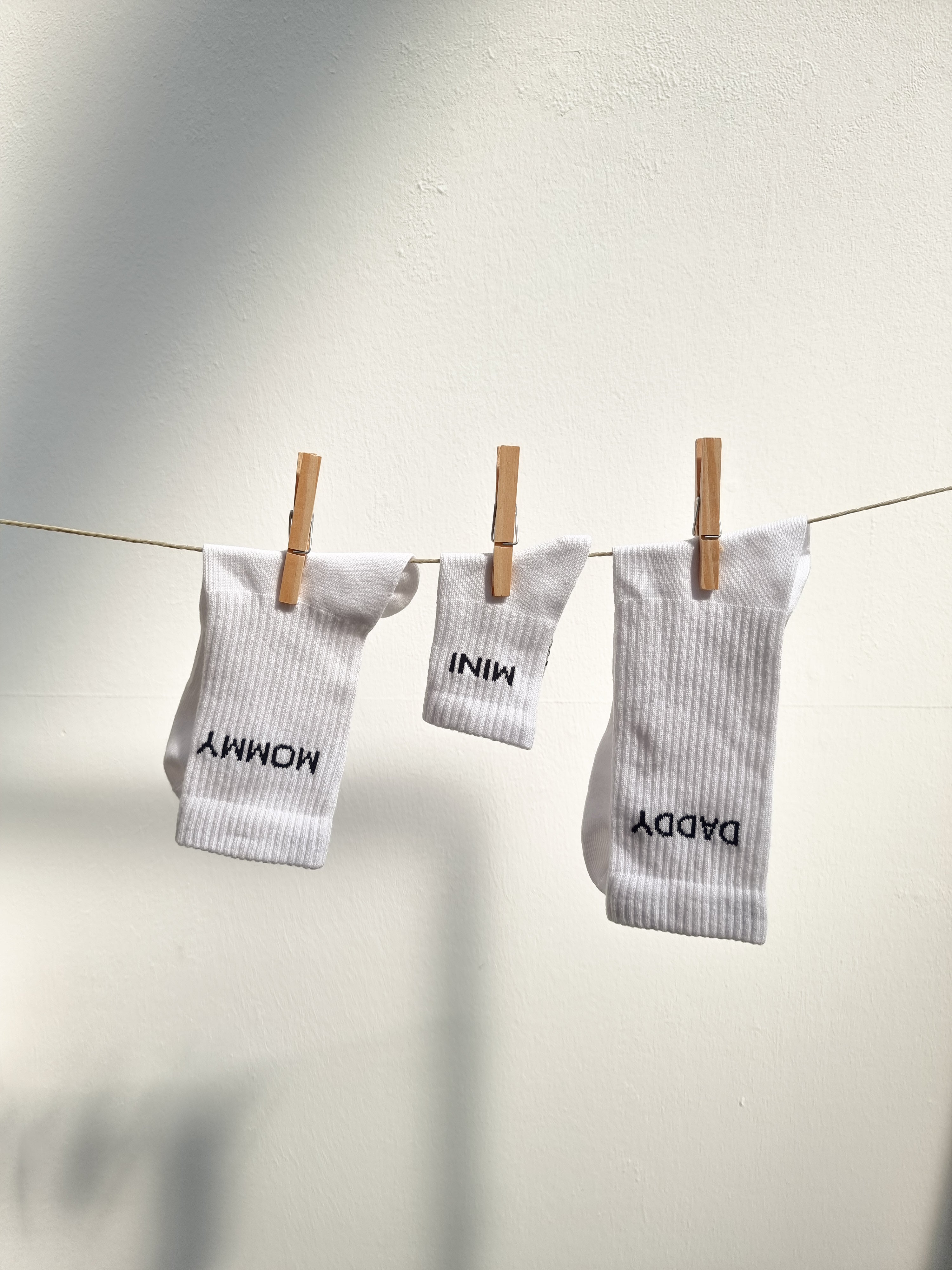 DADDY - Socken weiß - FAMVIBES