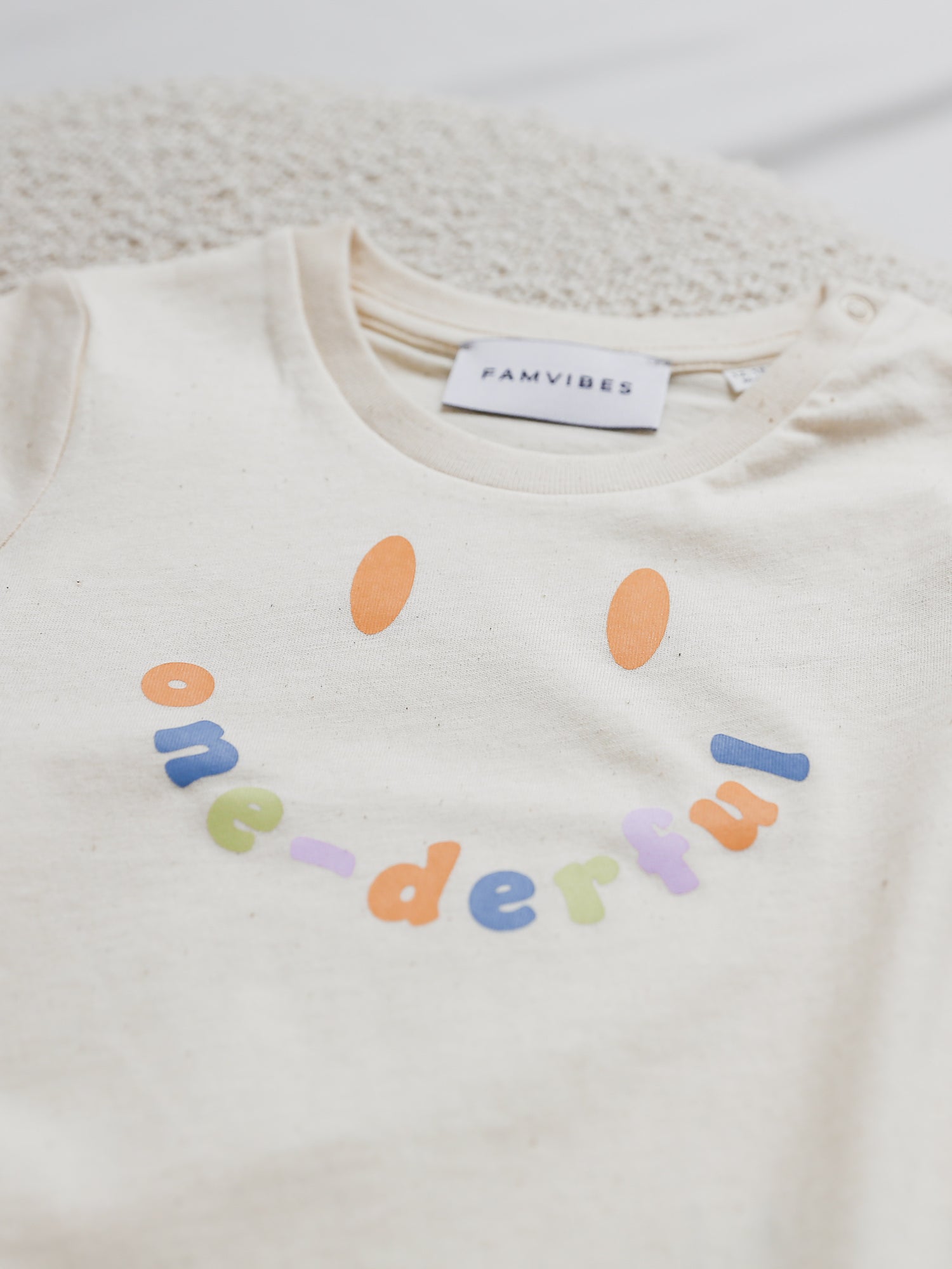 ONE - Baby Smiley Meilenstein Shirt - FAMVIBES 