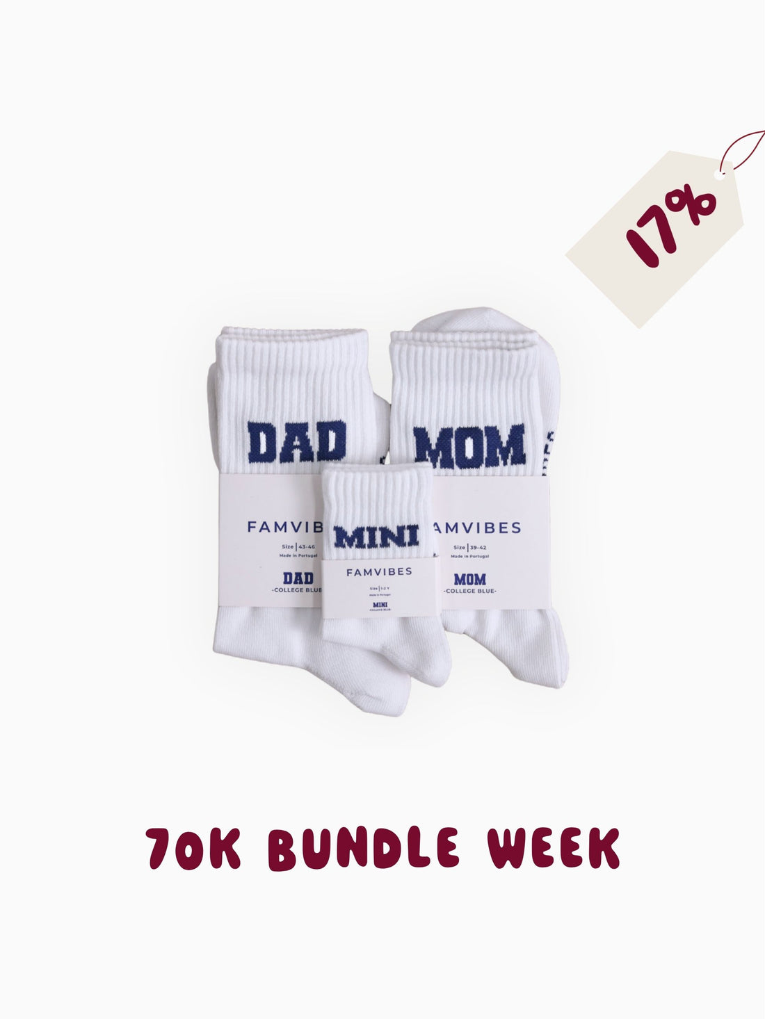Bundle Deal Family College Socks